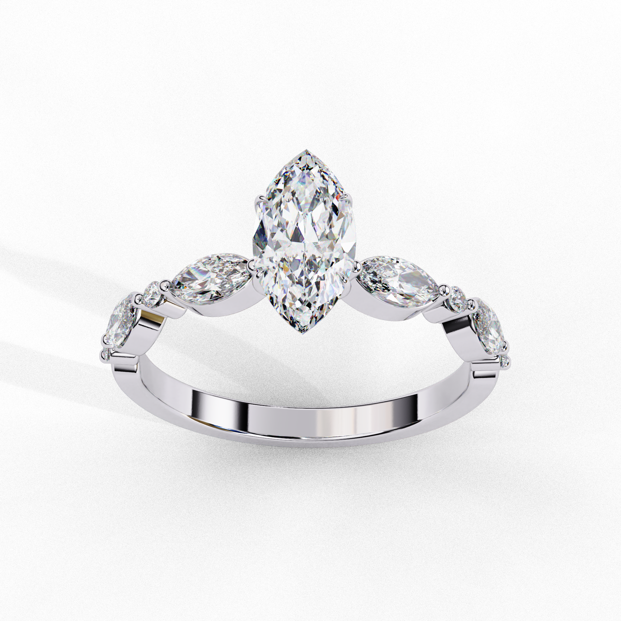 Elysian Marquise Cut Solitaire Ring