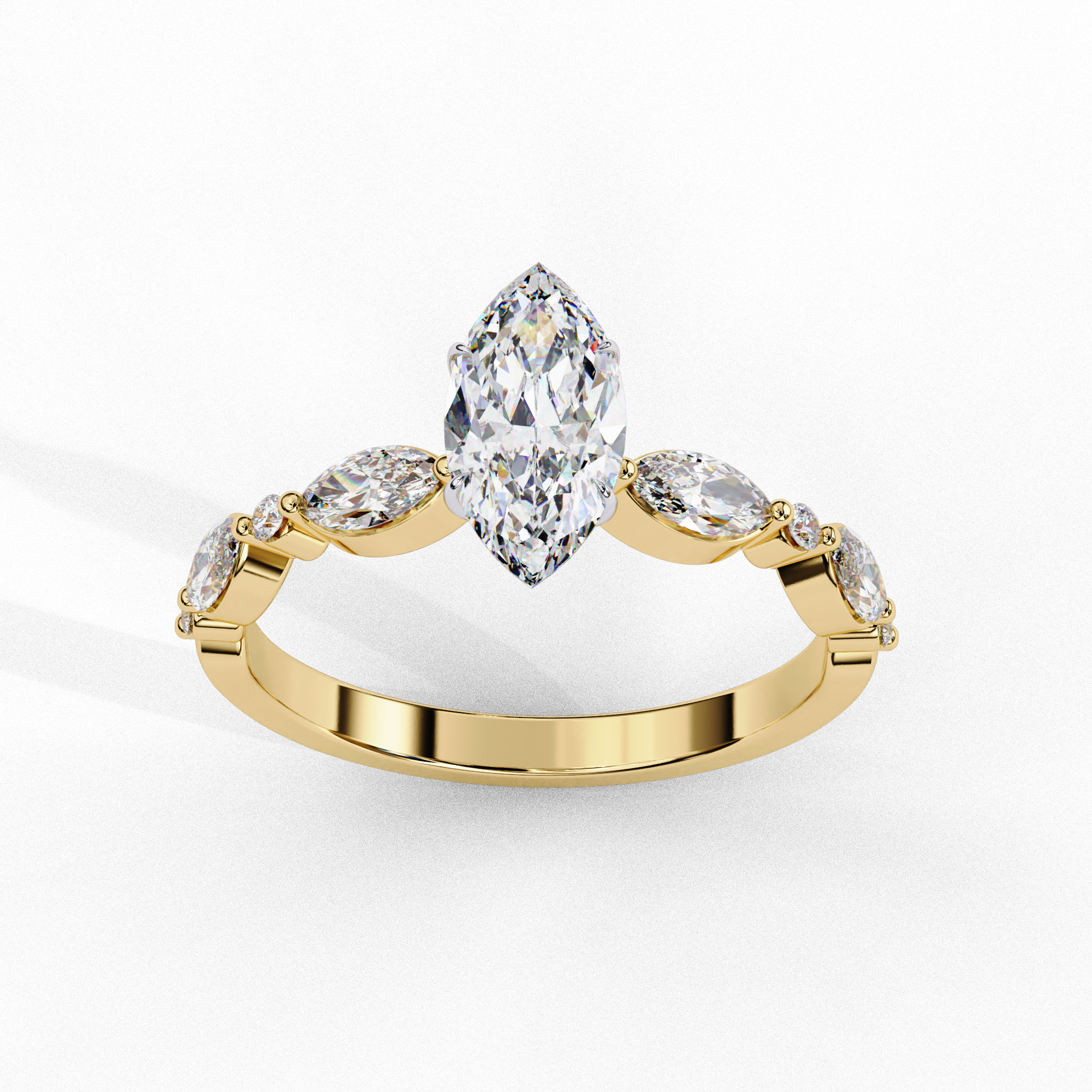 Elysian Marquise Cut Solitaire Ring