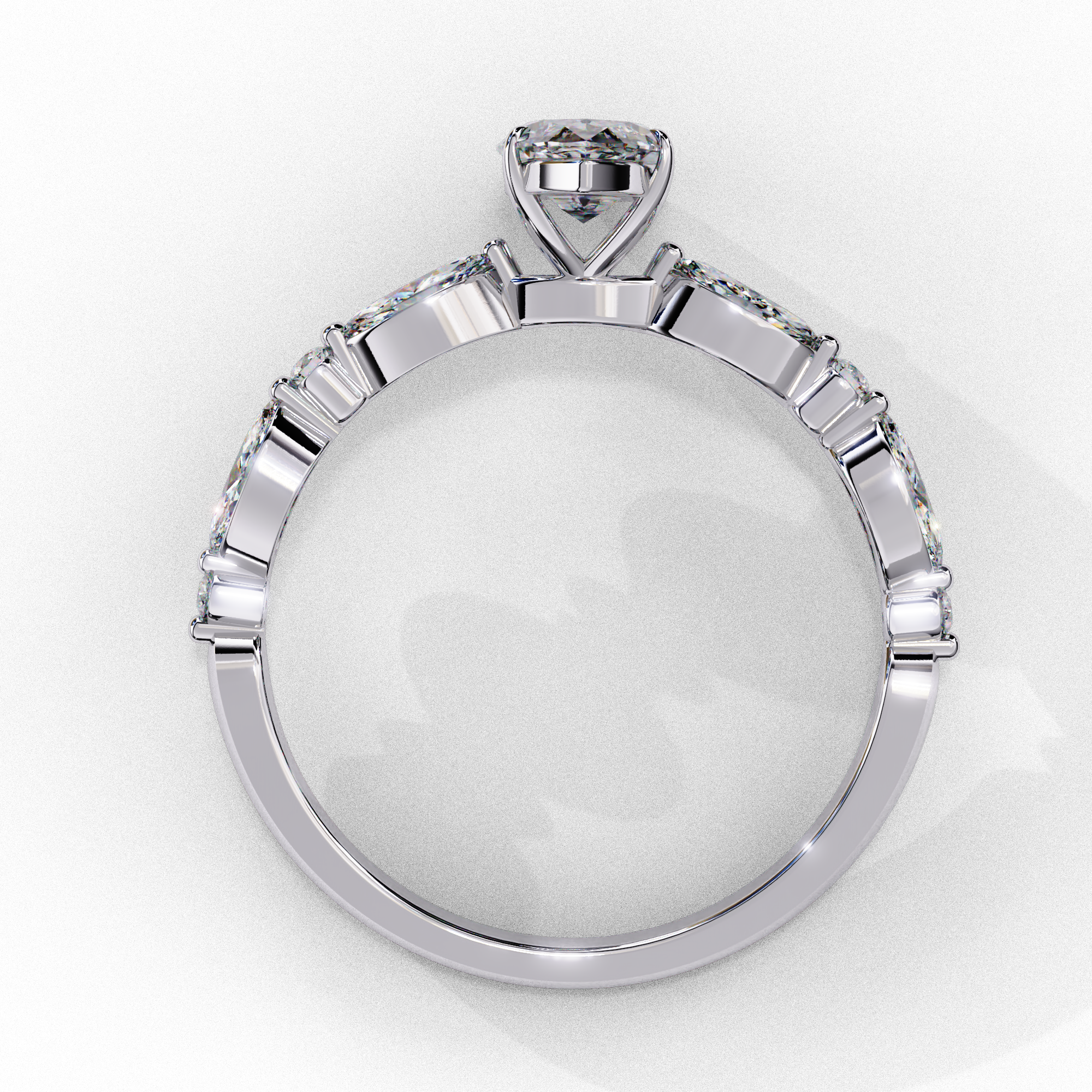 Elysian Marquise Cut Solitaire Ring
