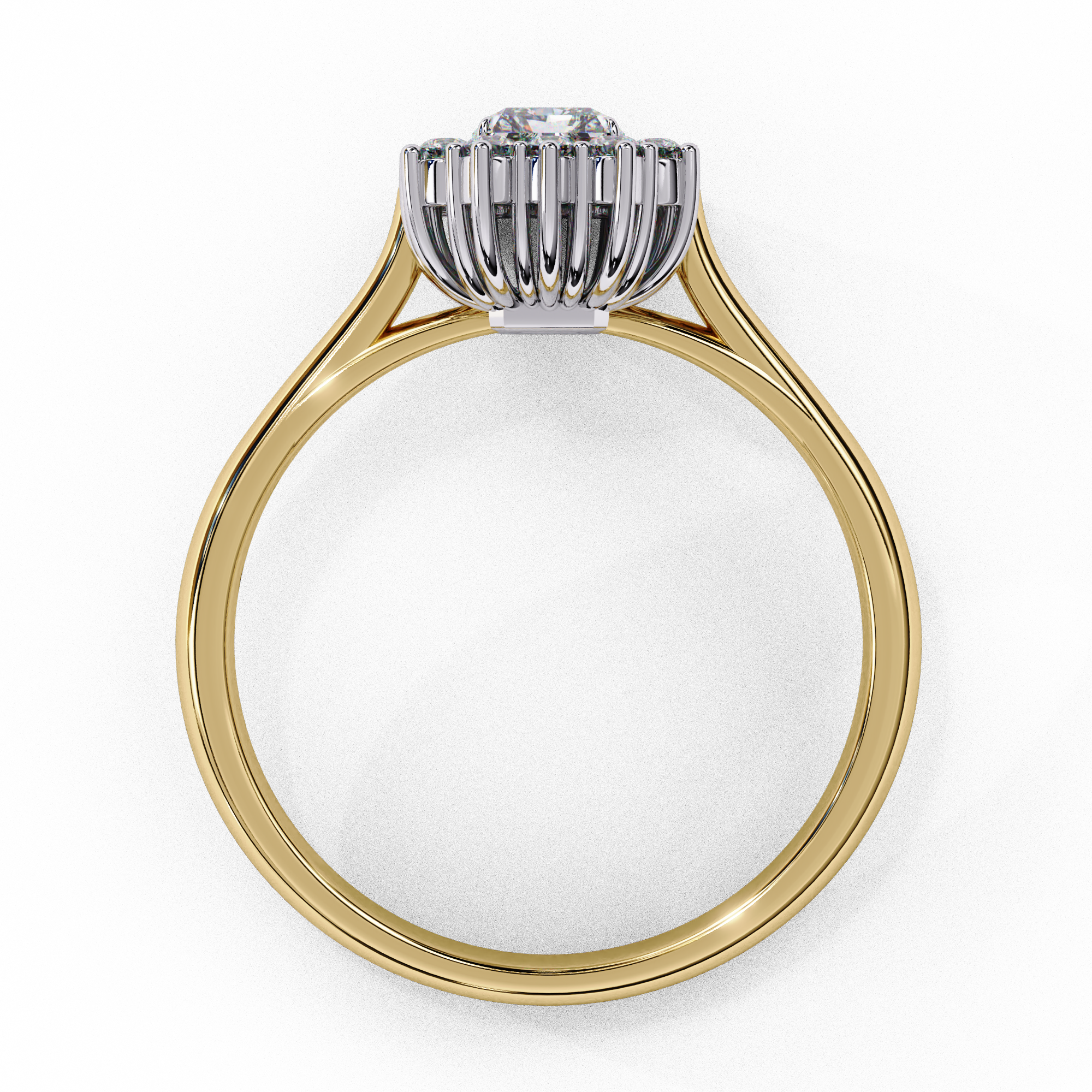 Lustre Éclat Emerald Cut Solitaire Ring