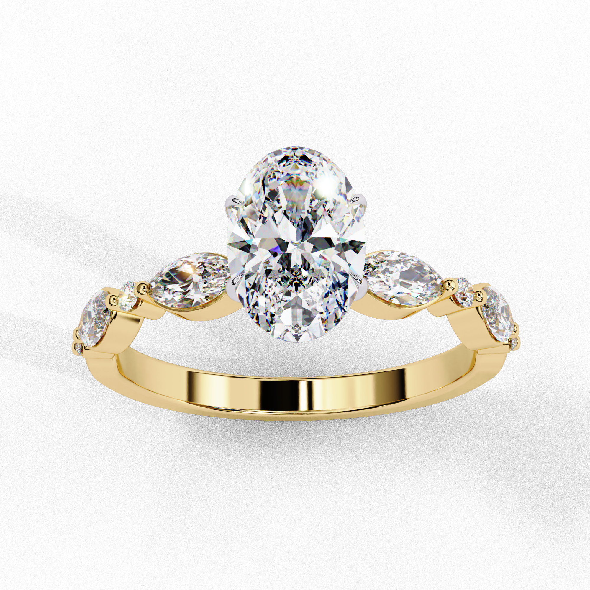 Elysian Oval Cut Solitaire Ring