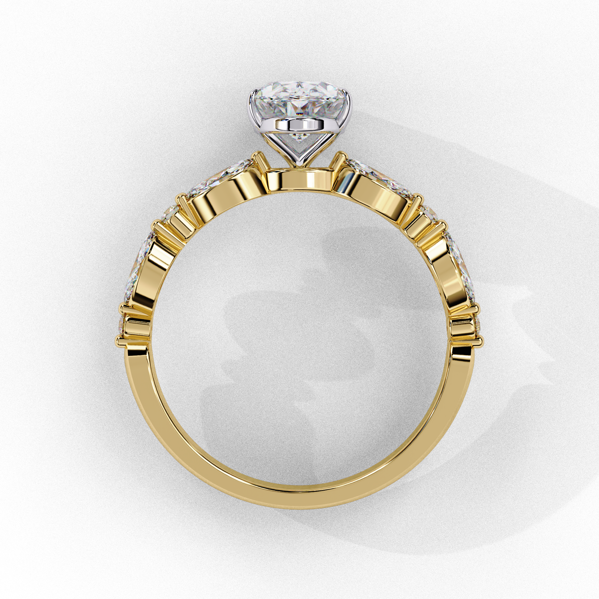 Elysian Oval Cut Solitaire Ring