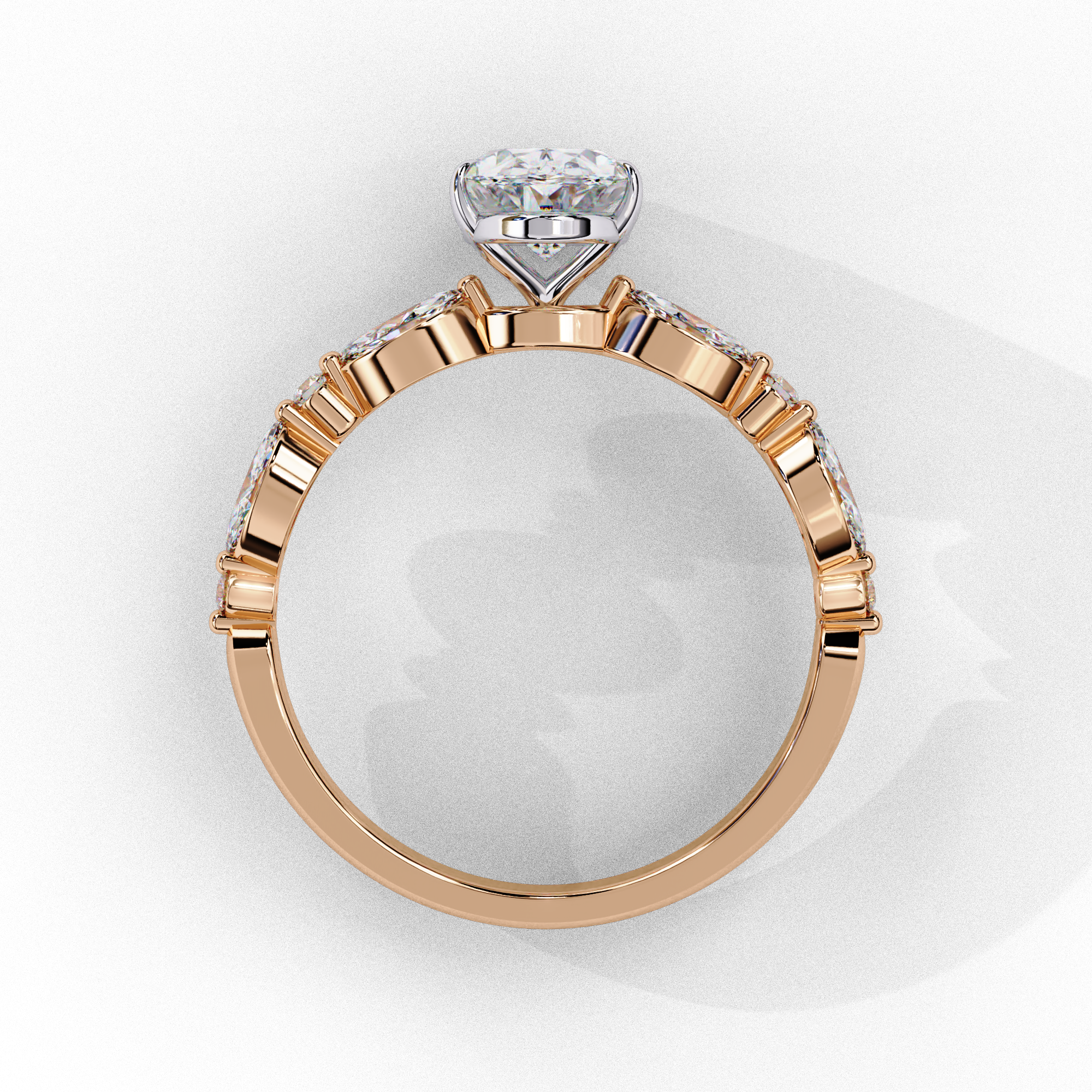 Elysian Oval Cut Solitaire Ring