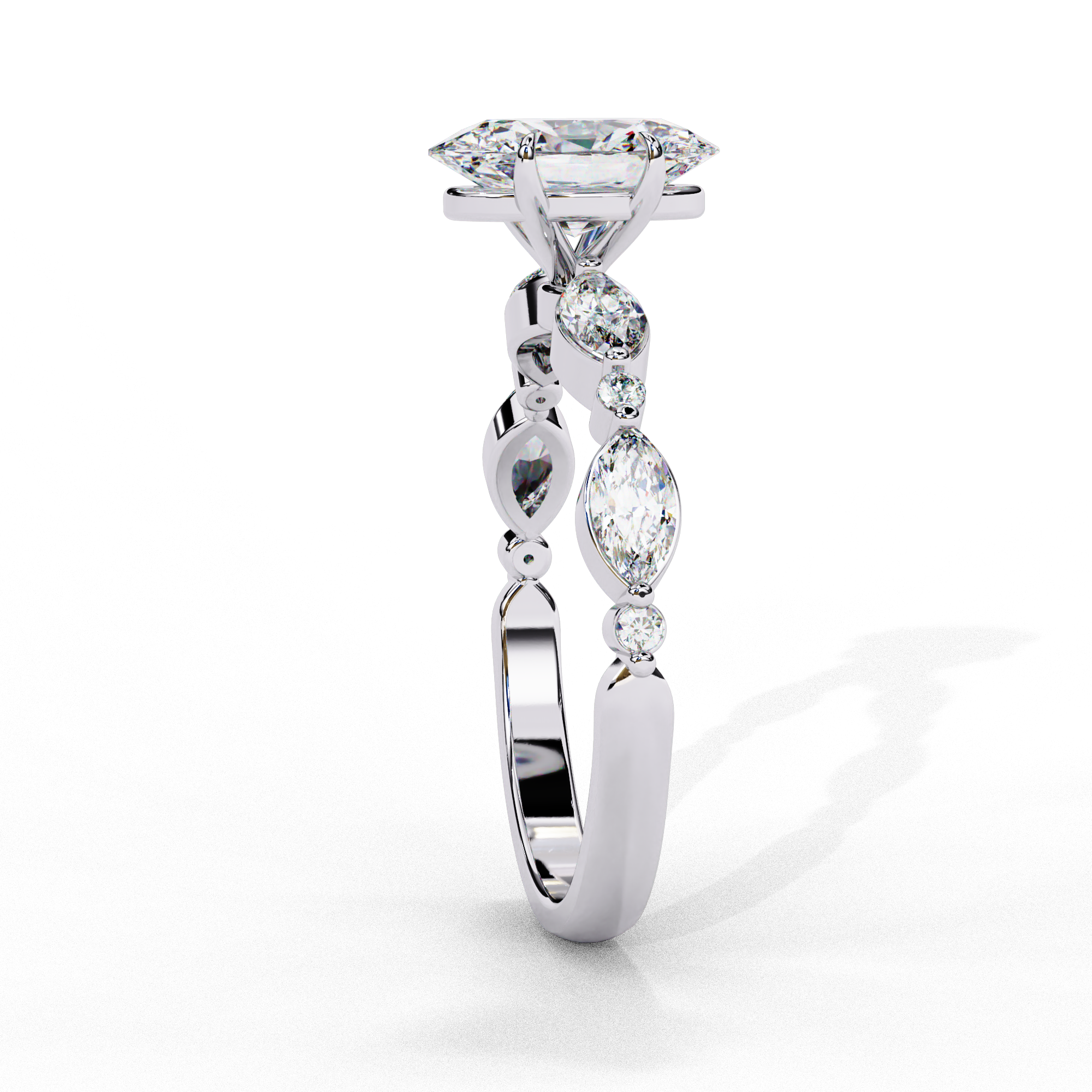 Elysian Oval Cut Solitaire Ring