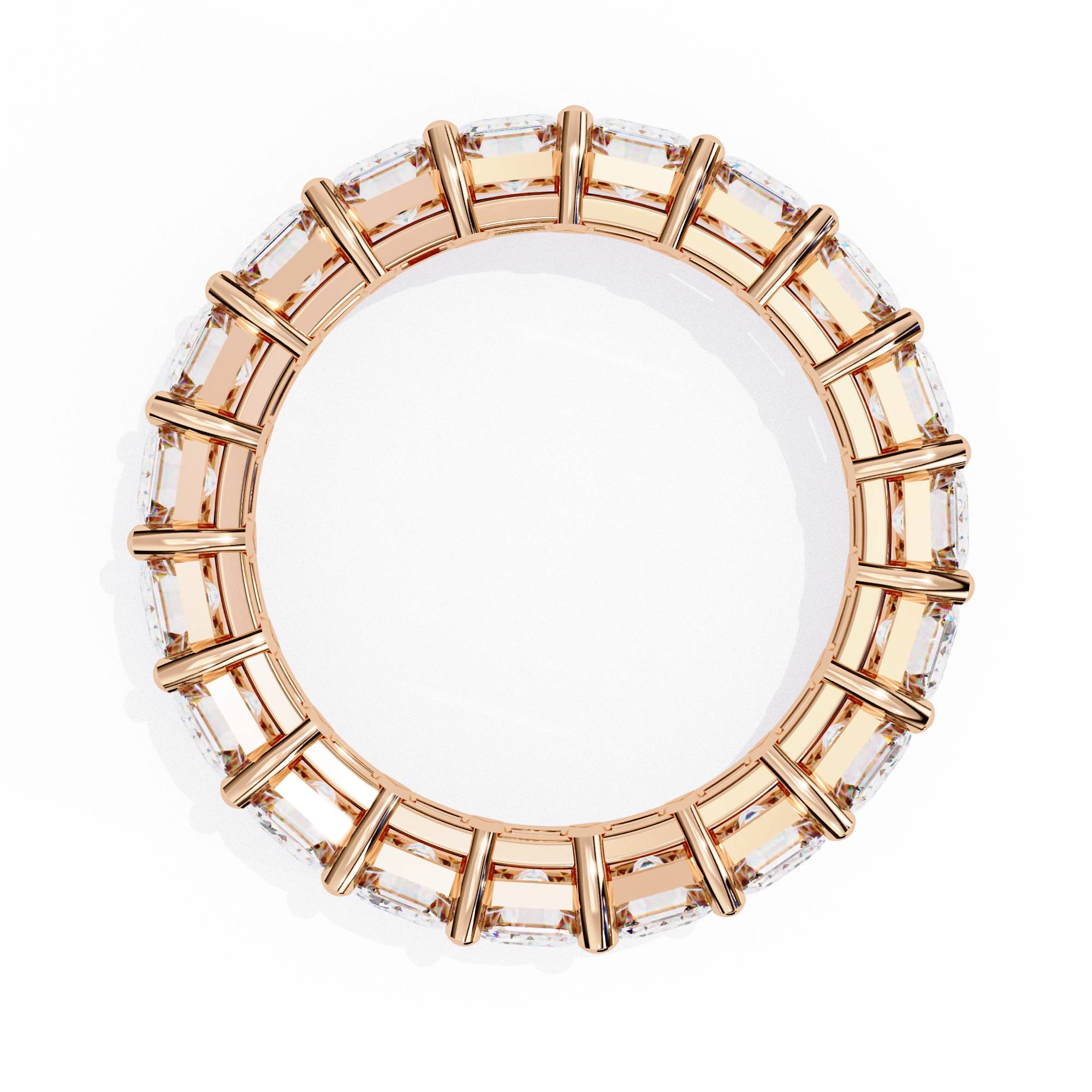 Timeless Emerald Cut Eternity Ring