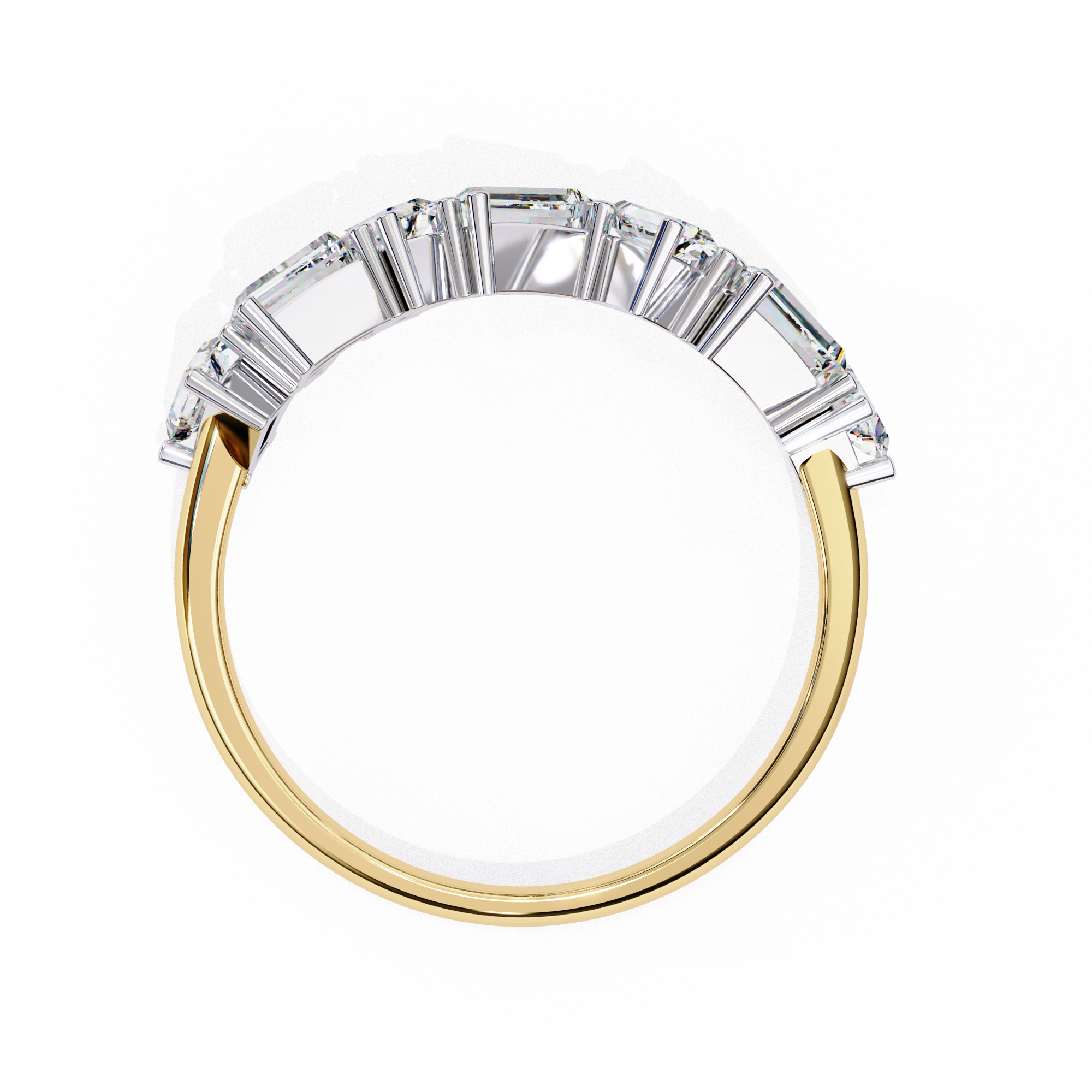 Elysian Baguette Mosaic Ring