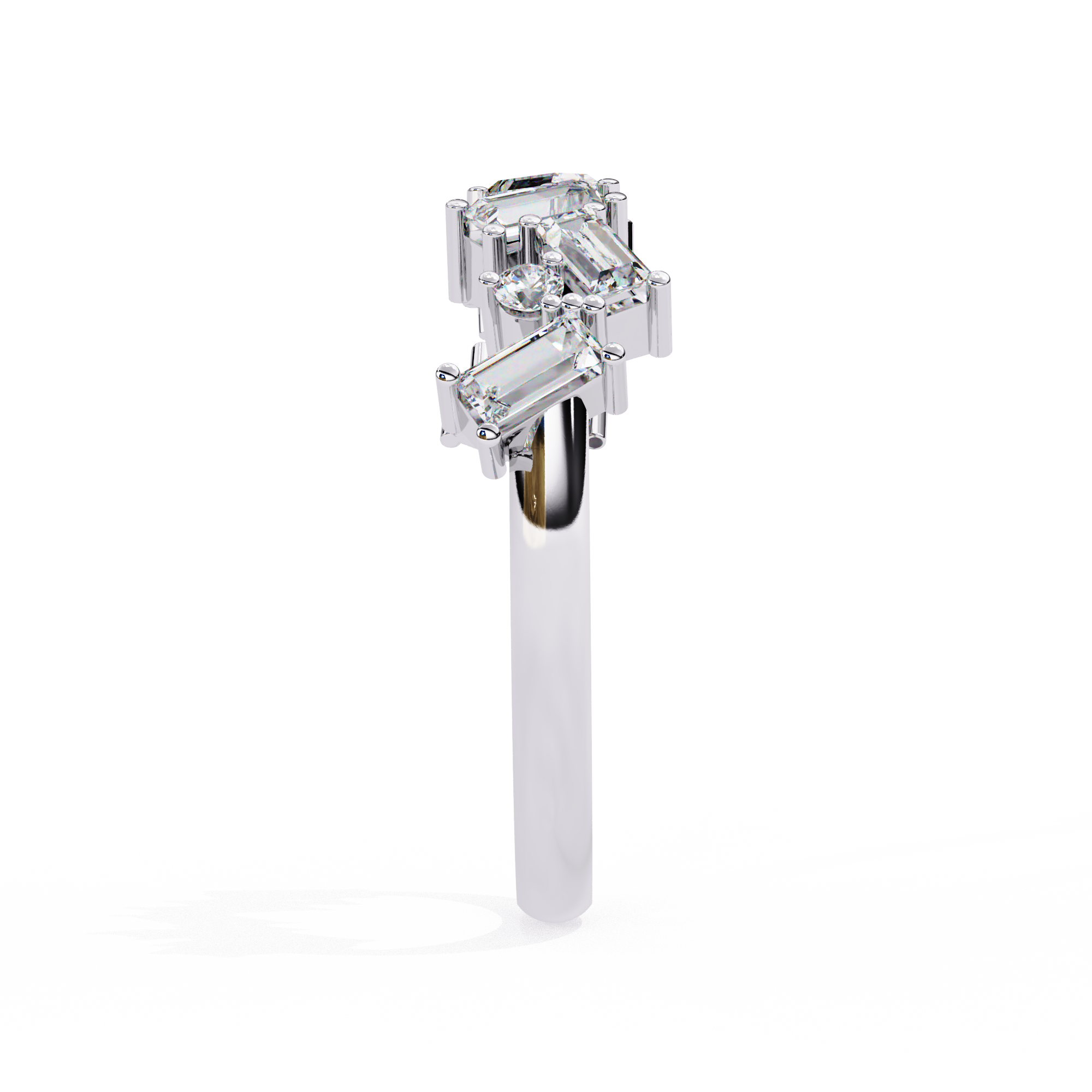 Elysian Baguette Mosaic Ring