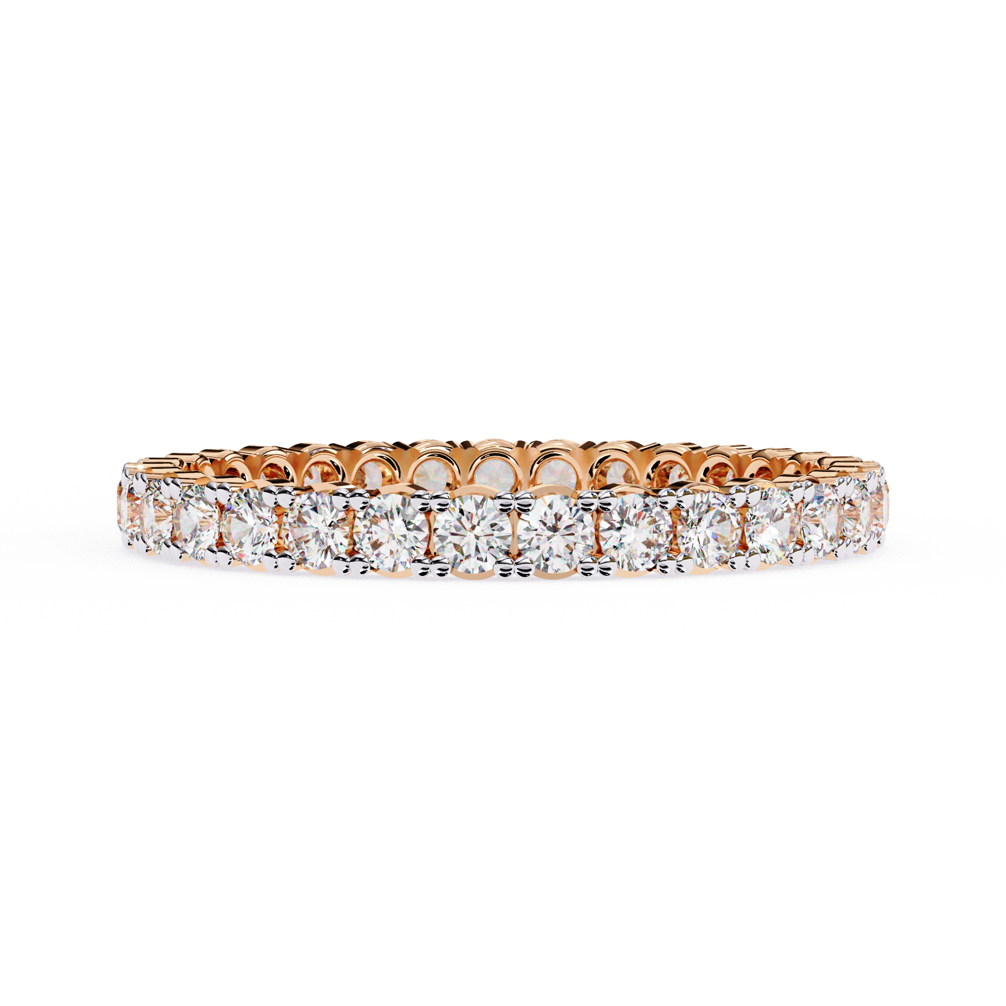 Timeless Alternating Diamond Eternity Ring