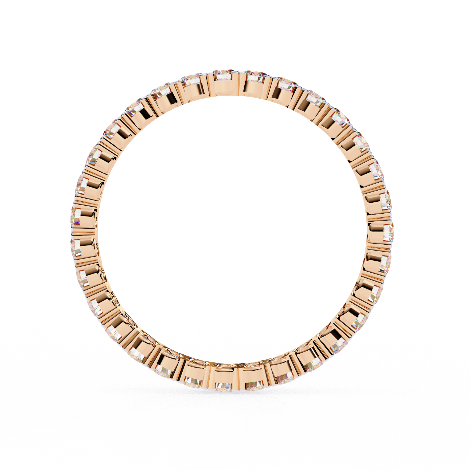 Timeless Alternating Diamond Eternity Ring