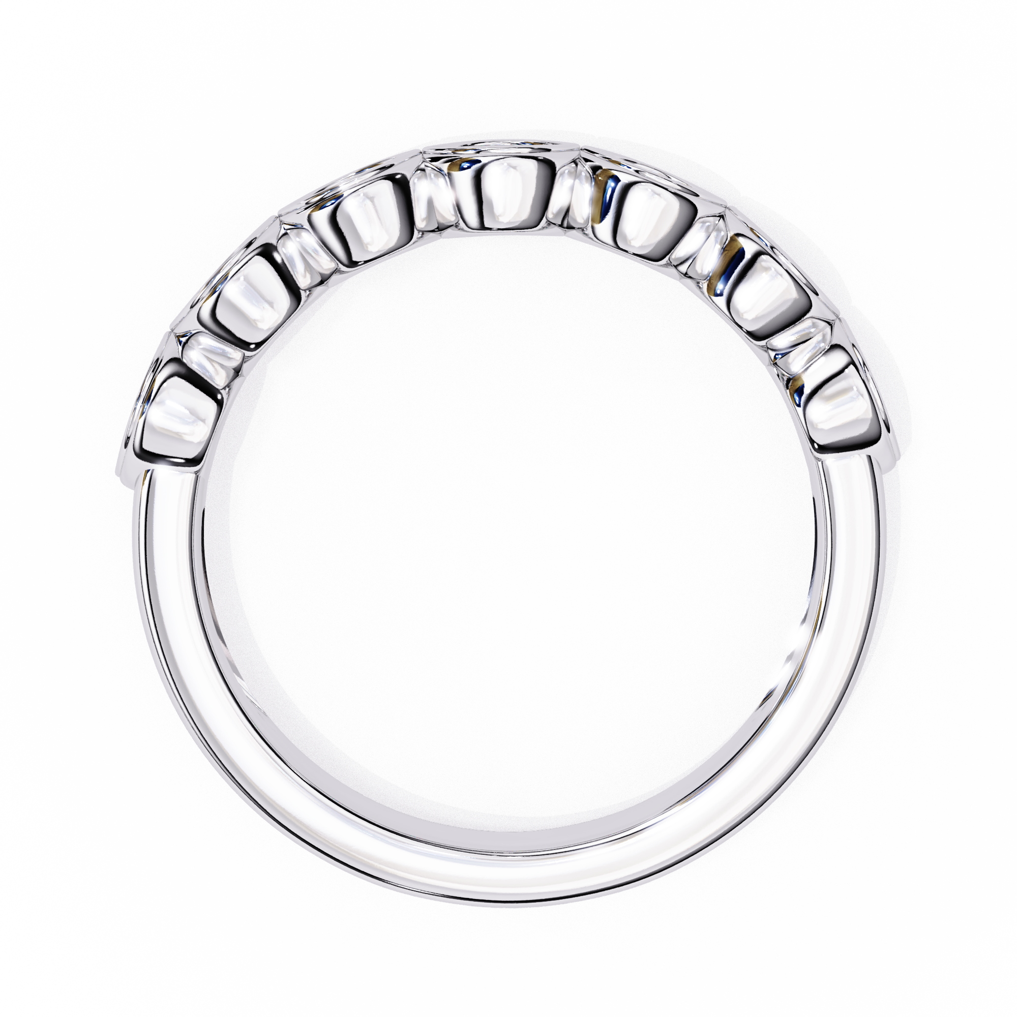 Radiant Wave Diamond Eternity Ring
