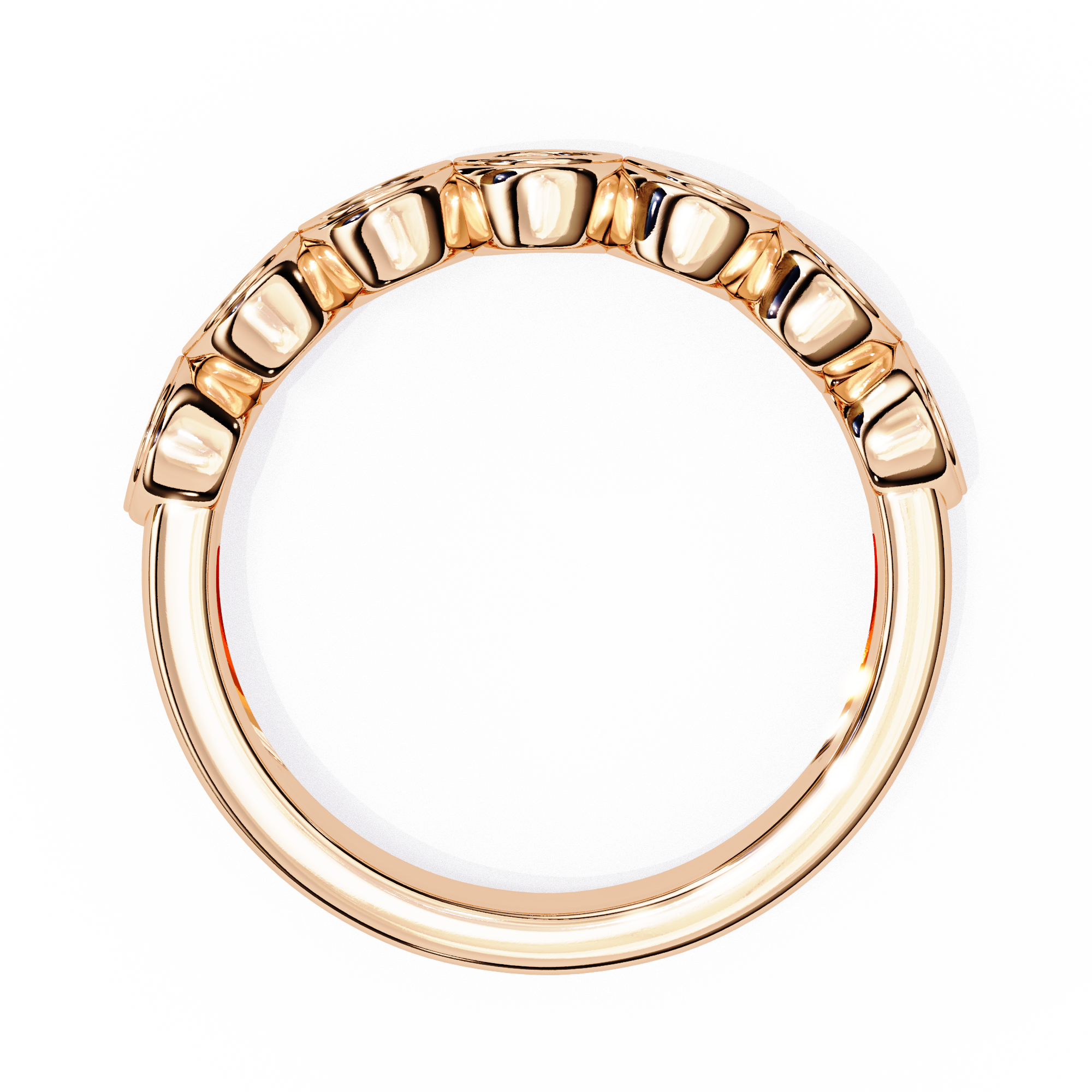 Radiant Wave Diamond Eternity Ring