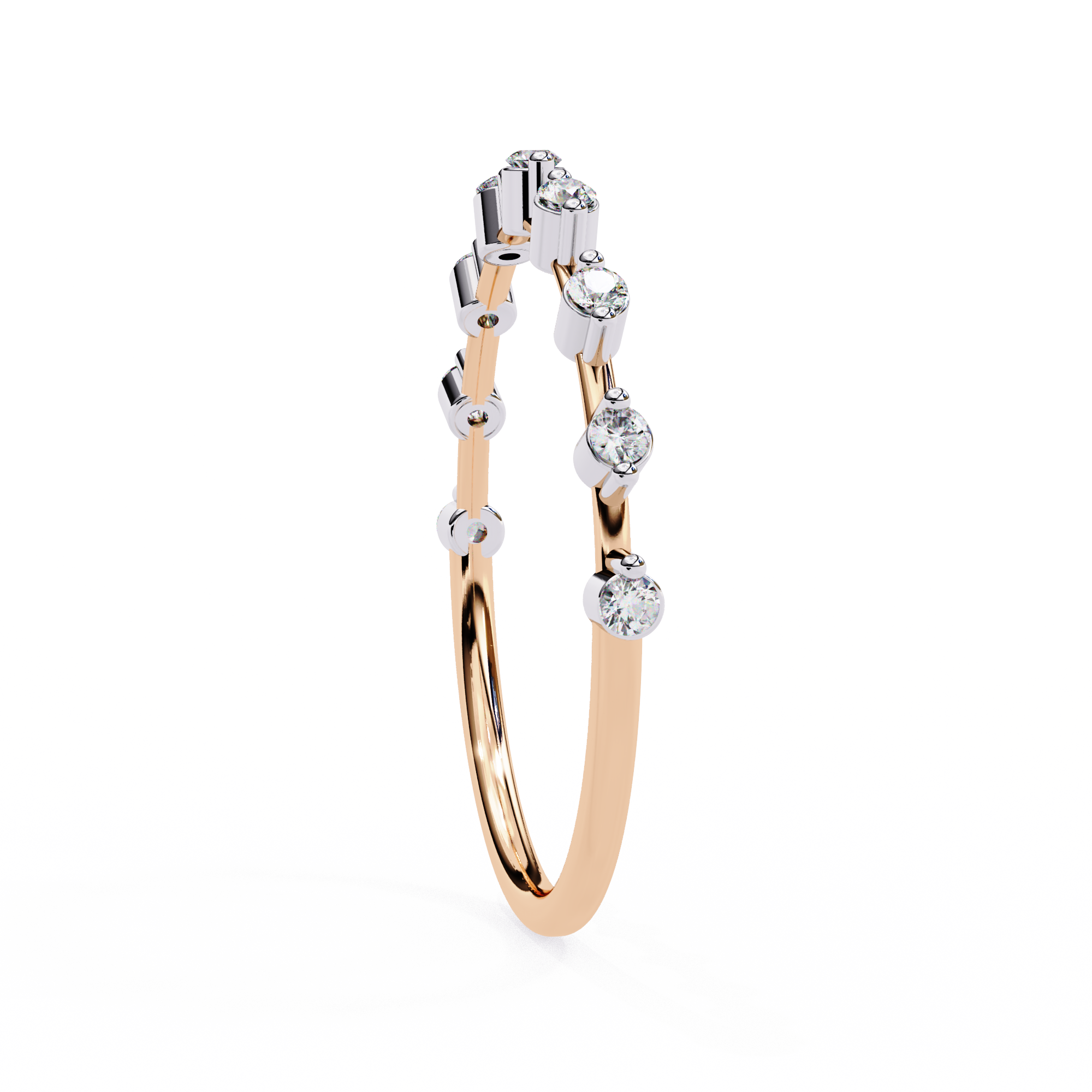 Luxe Floating Diamond Ring