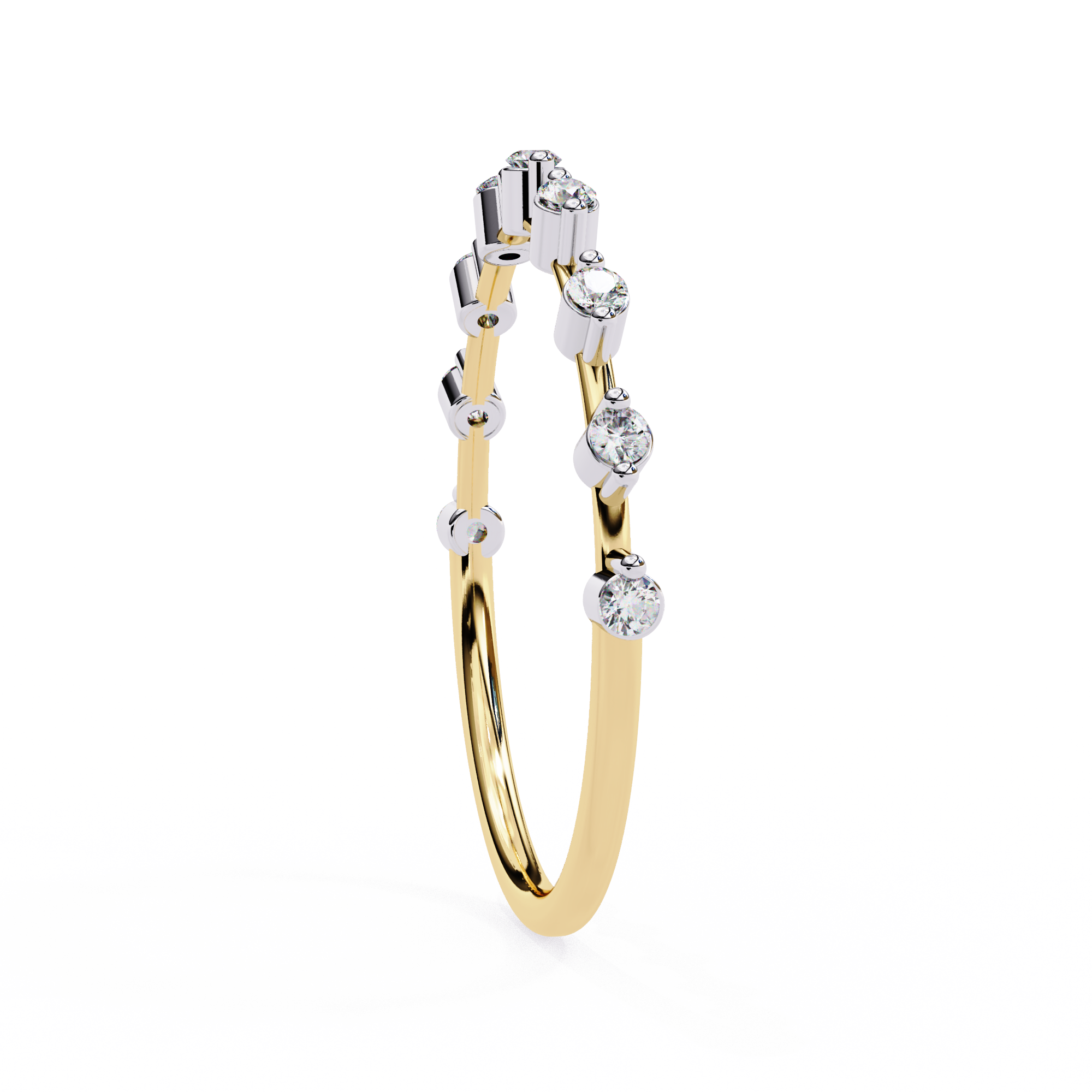 Luxe Floating Diamond Ring
