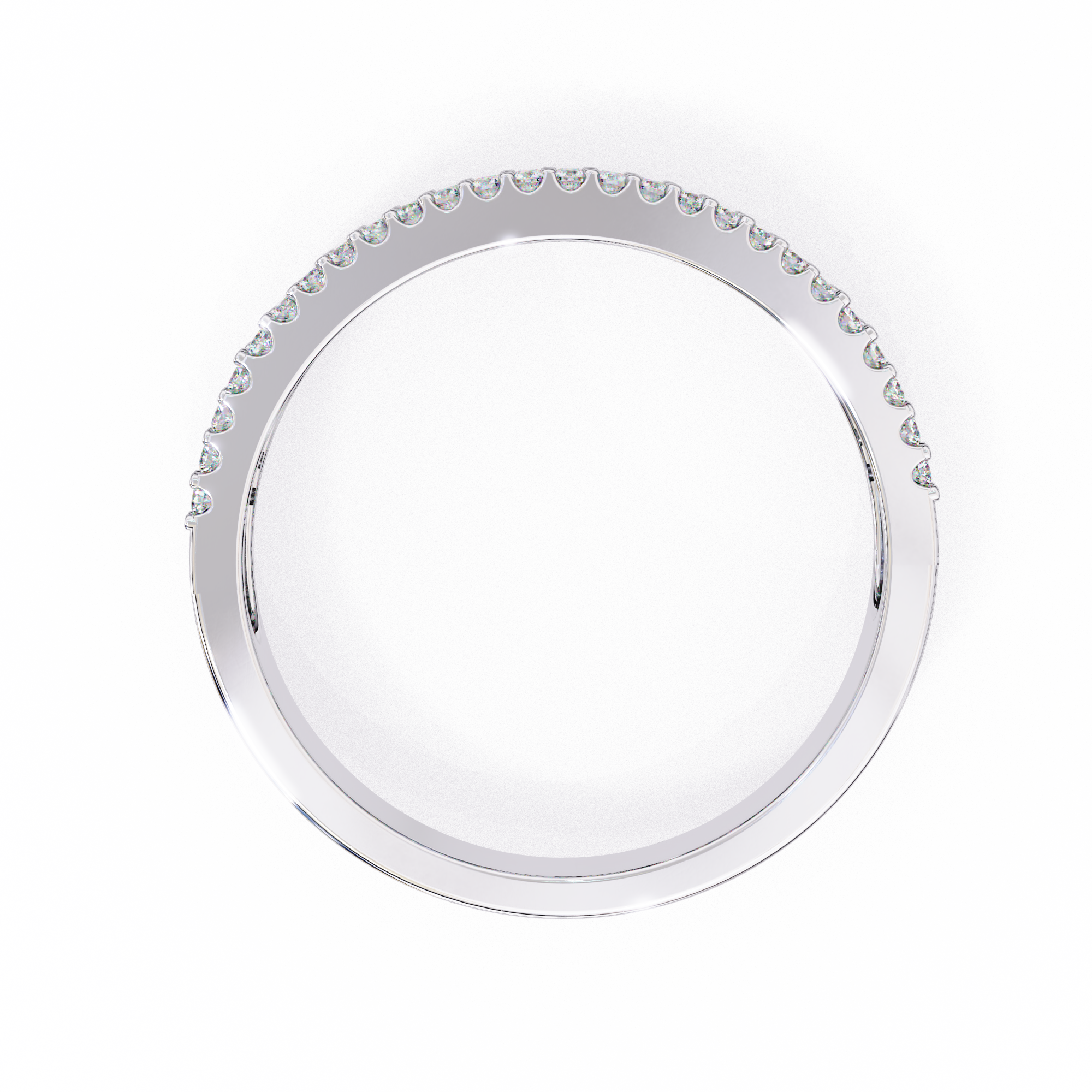 Radiant Baguette Diamond Row Ring