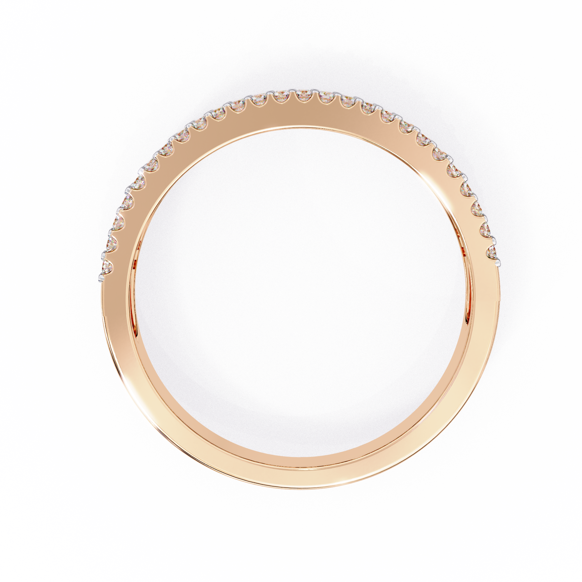 Radiant Baguette Diamond Row Ring