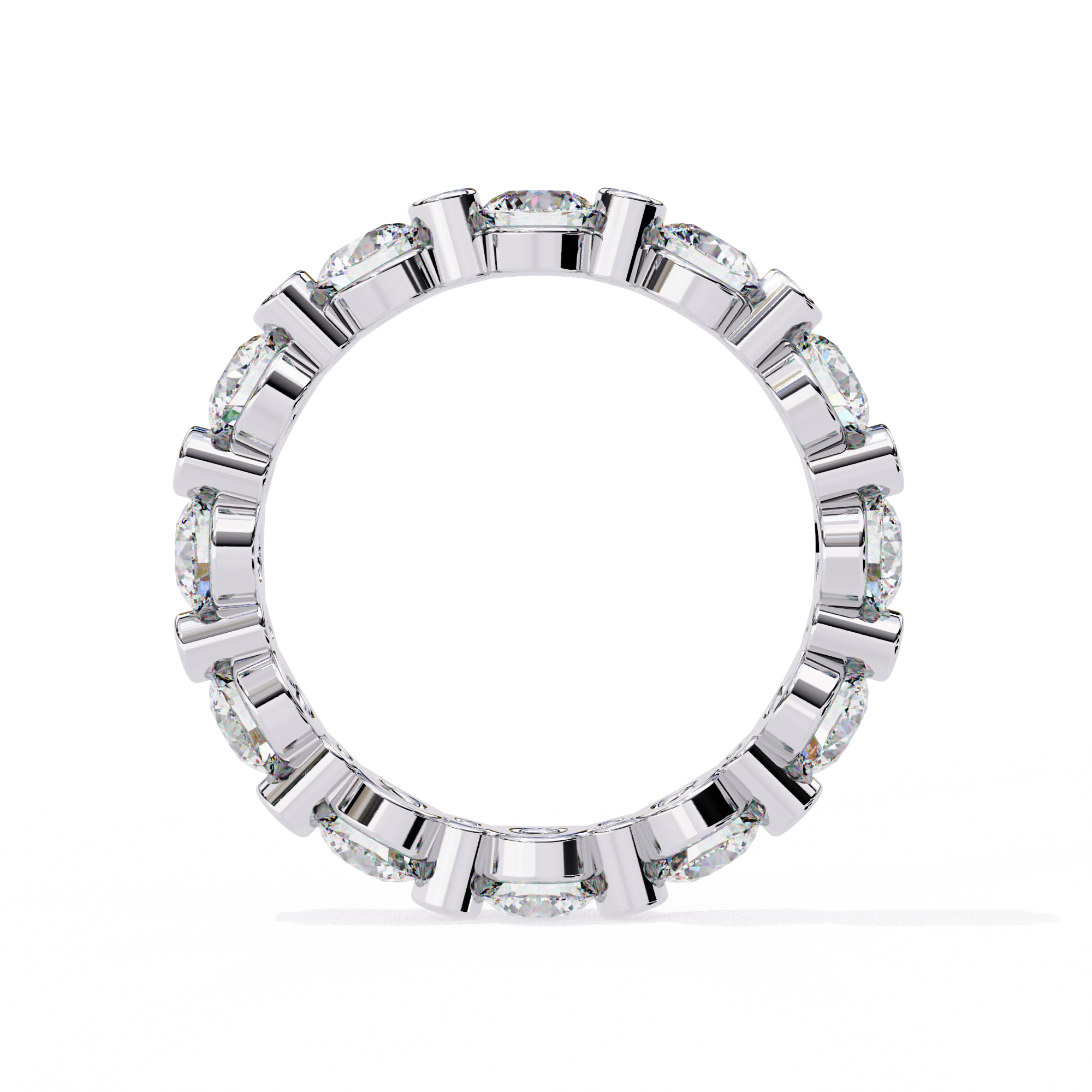 Timeless Round Diamond Flow Ring