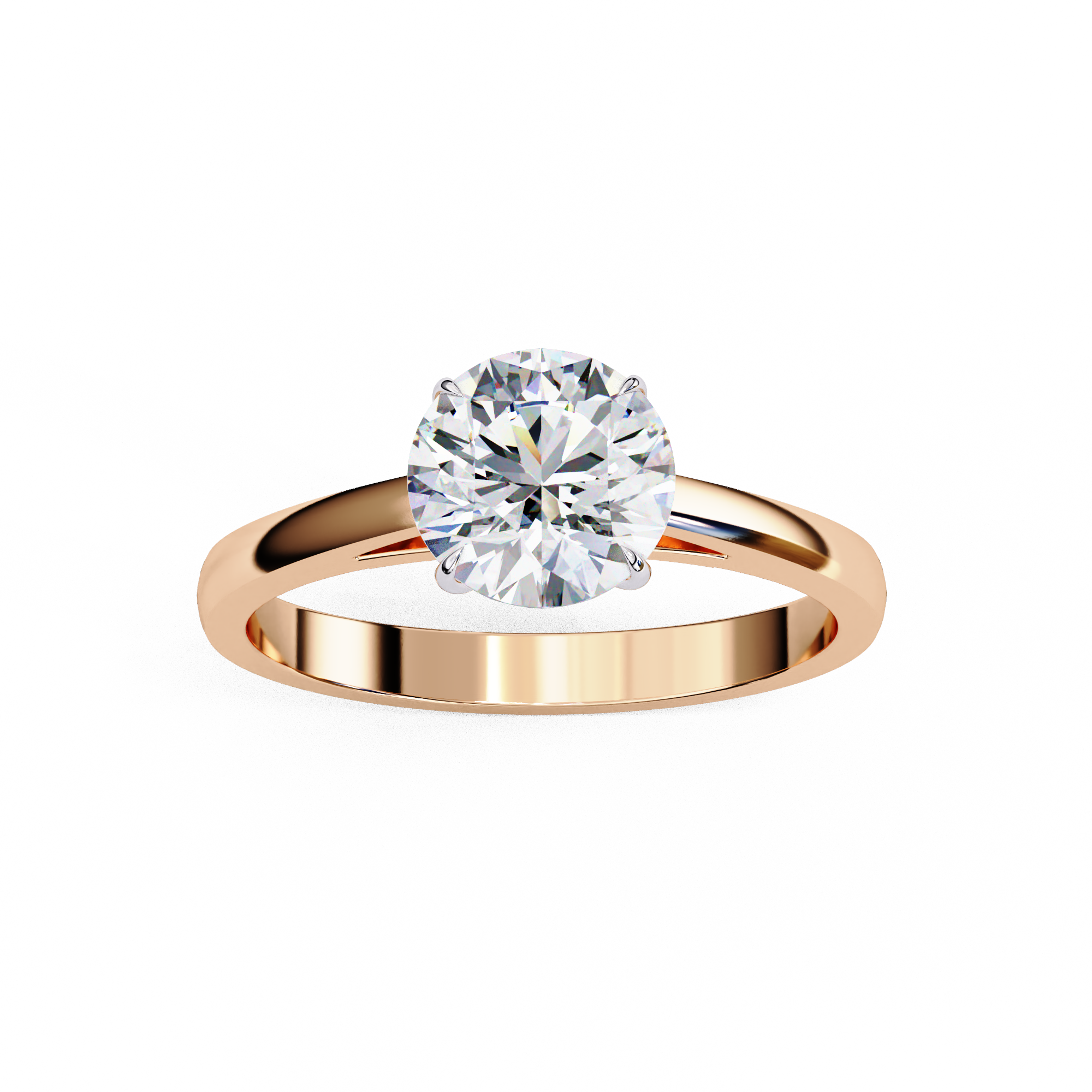 Classic Brilliant Round Cut Solitaire Ring