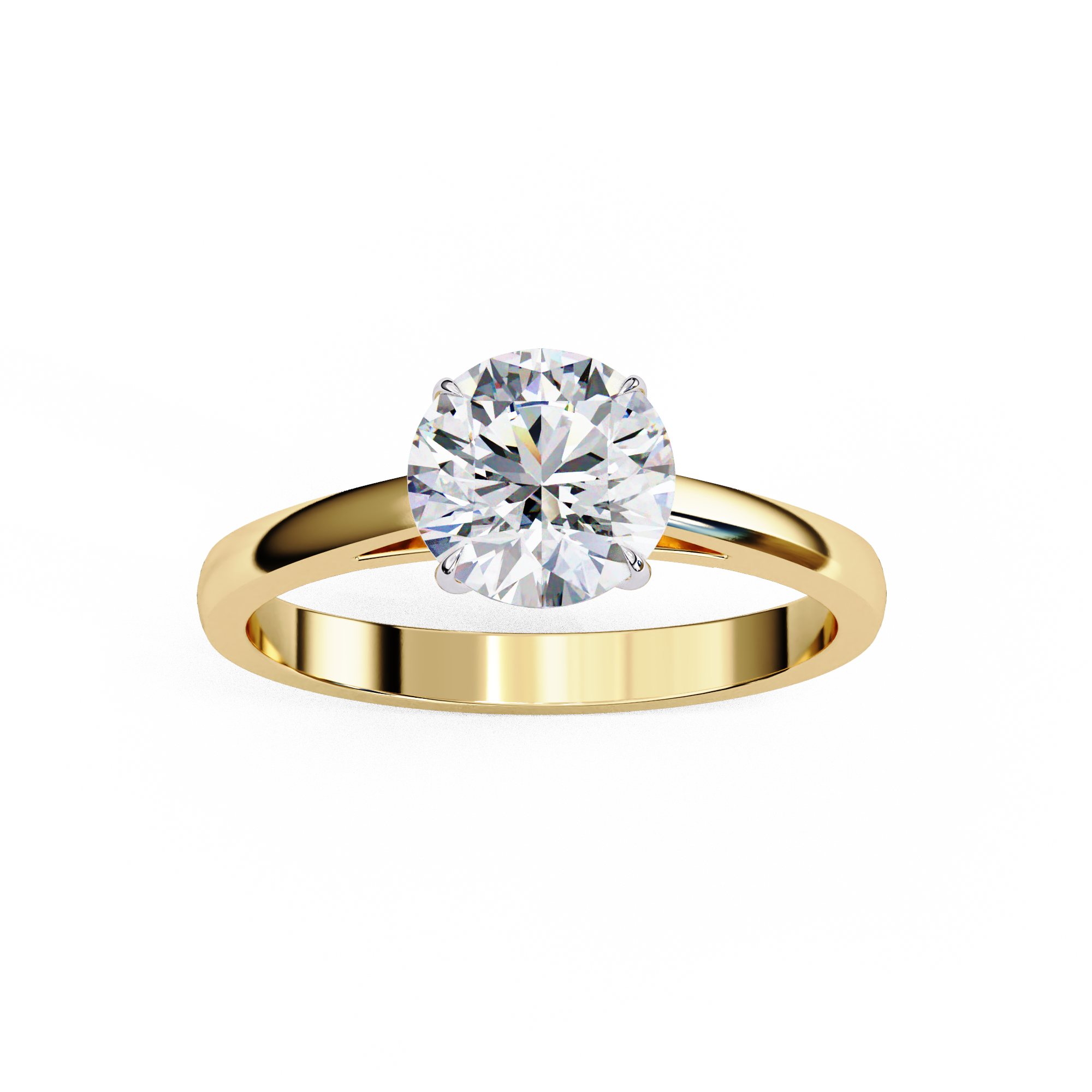 Classic Brilliant Round Cut Solitaire Ring