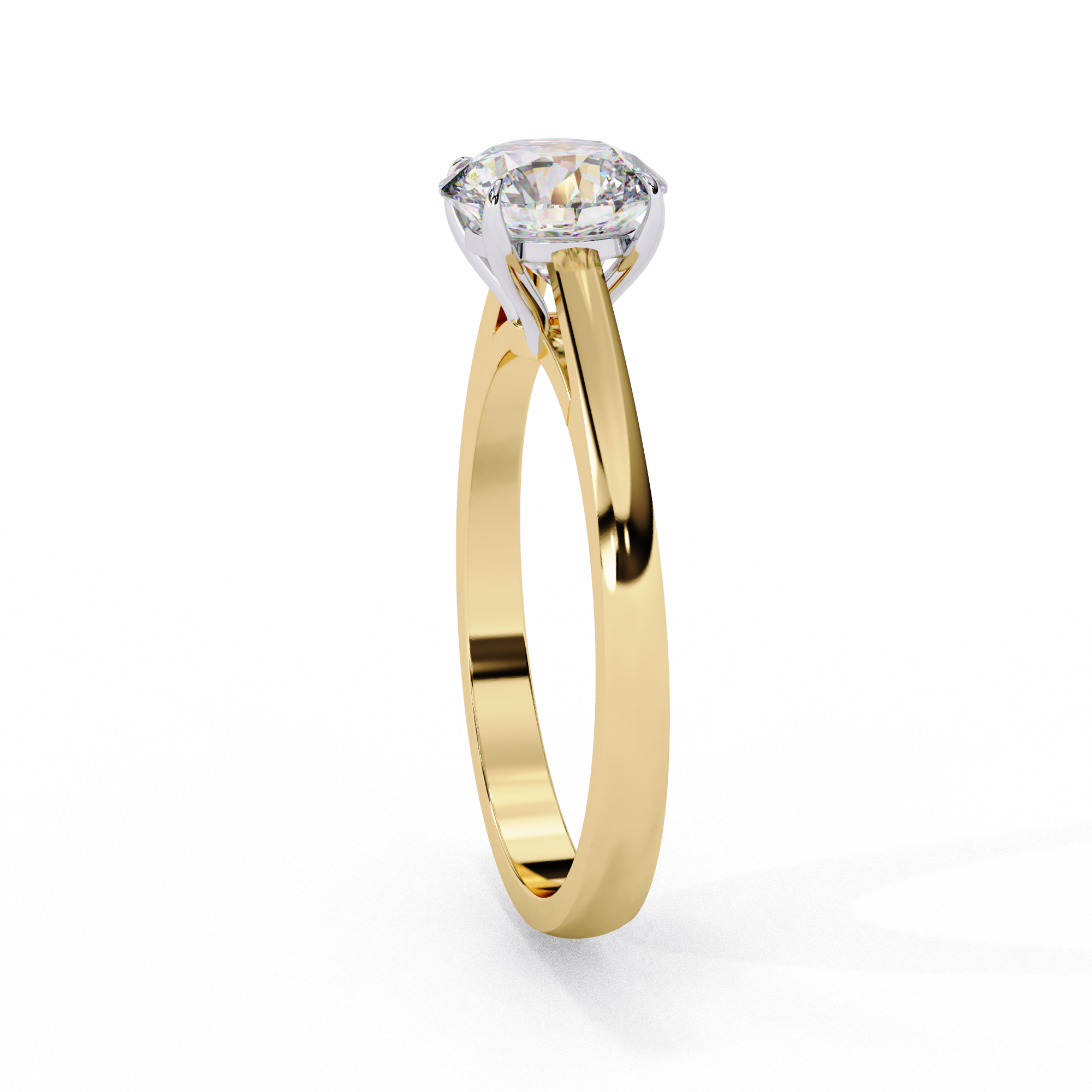 Classic Brilliant Round Cut Solitaire Ring
