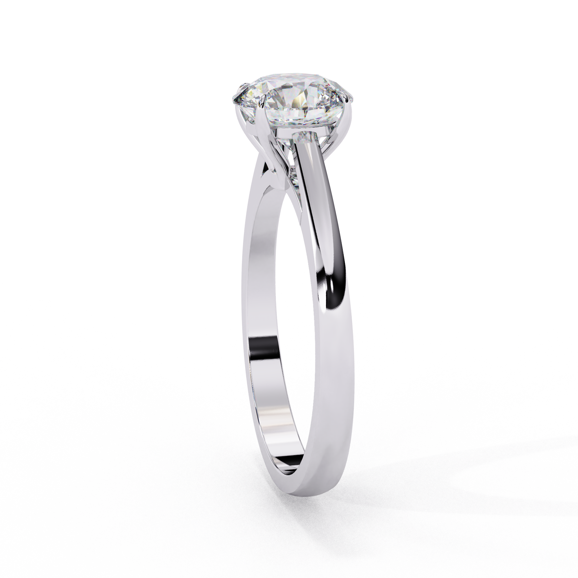 Classic Brilliant Round Cut Solitaire Ring