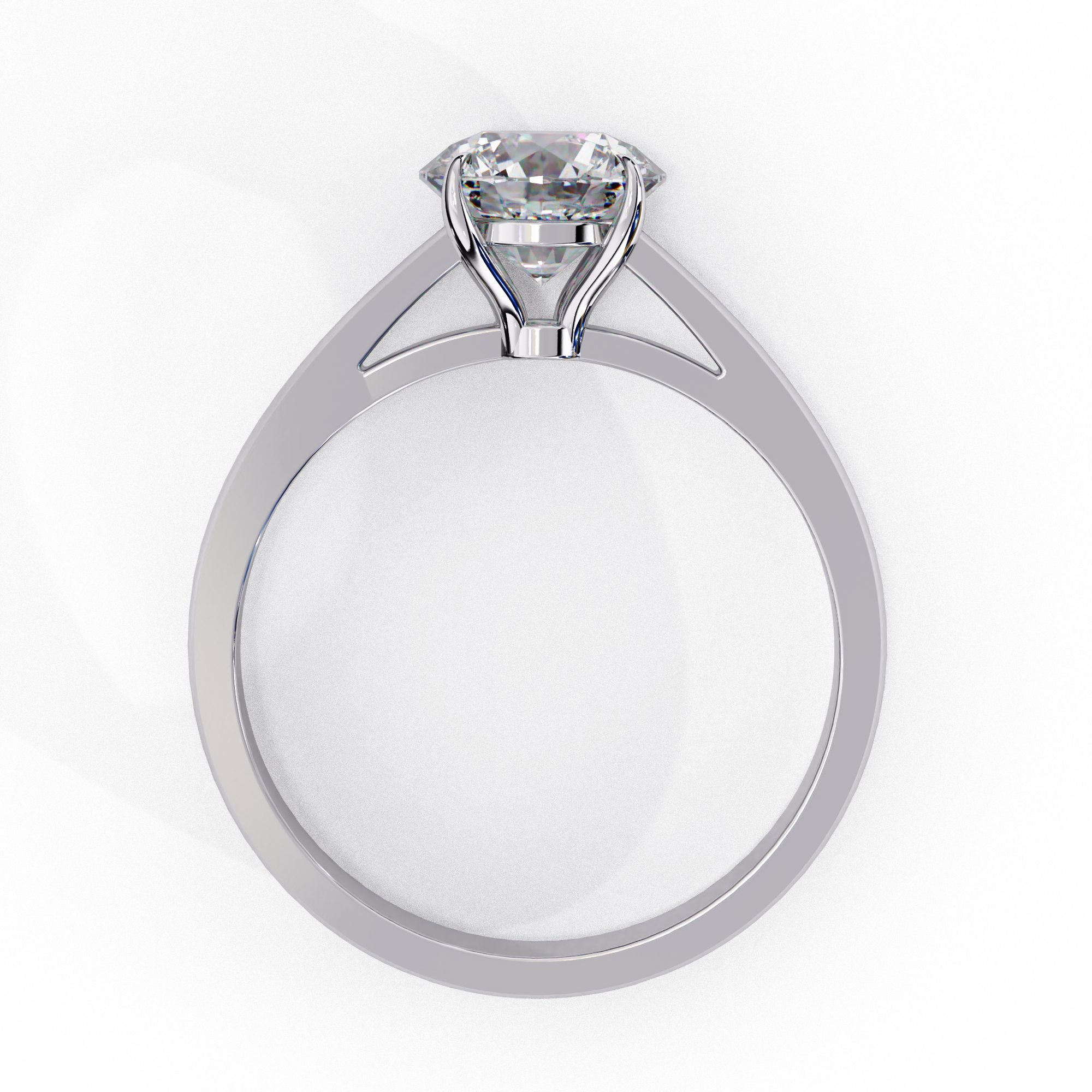 Classic Brilliant Round Cut Solitaire Ring