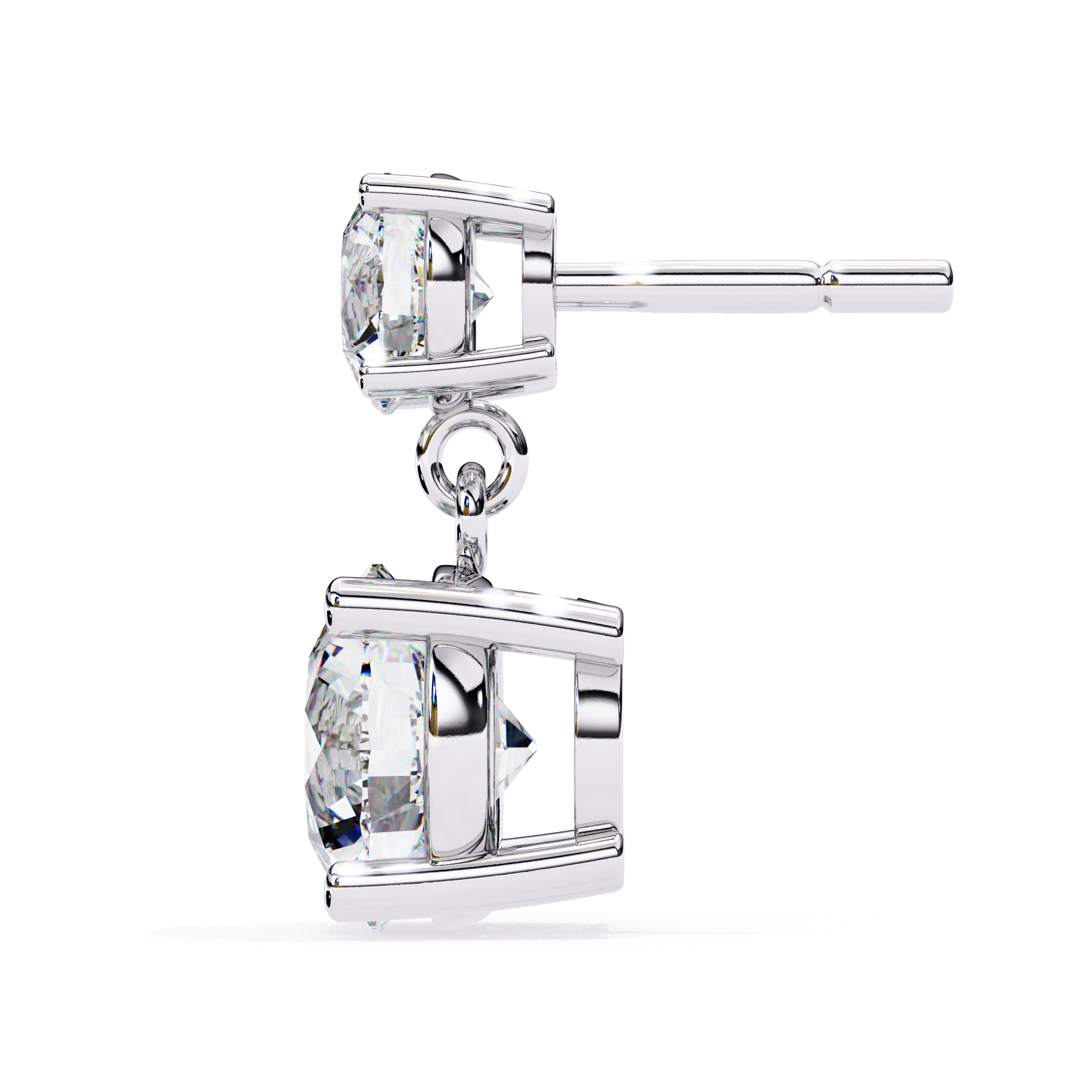 Diamond Duo Stud Earrings (F/G VS+)