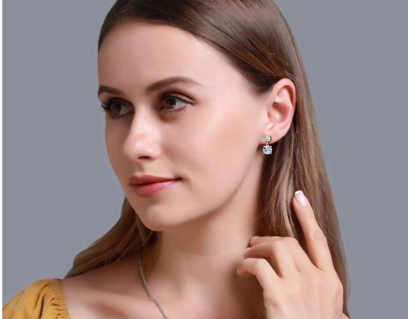 Diamond Duo Stud Earrings (F/G VS+)