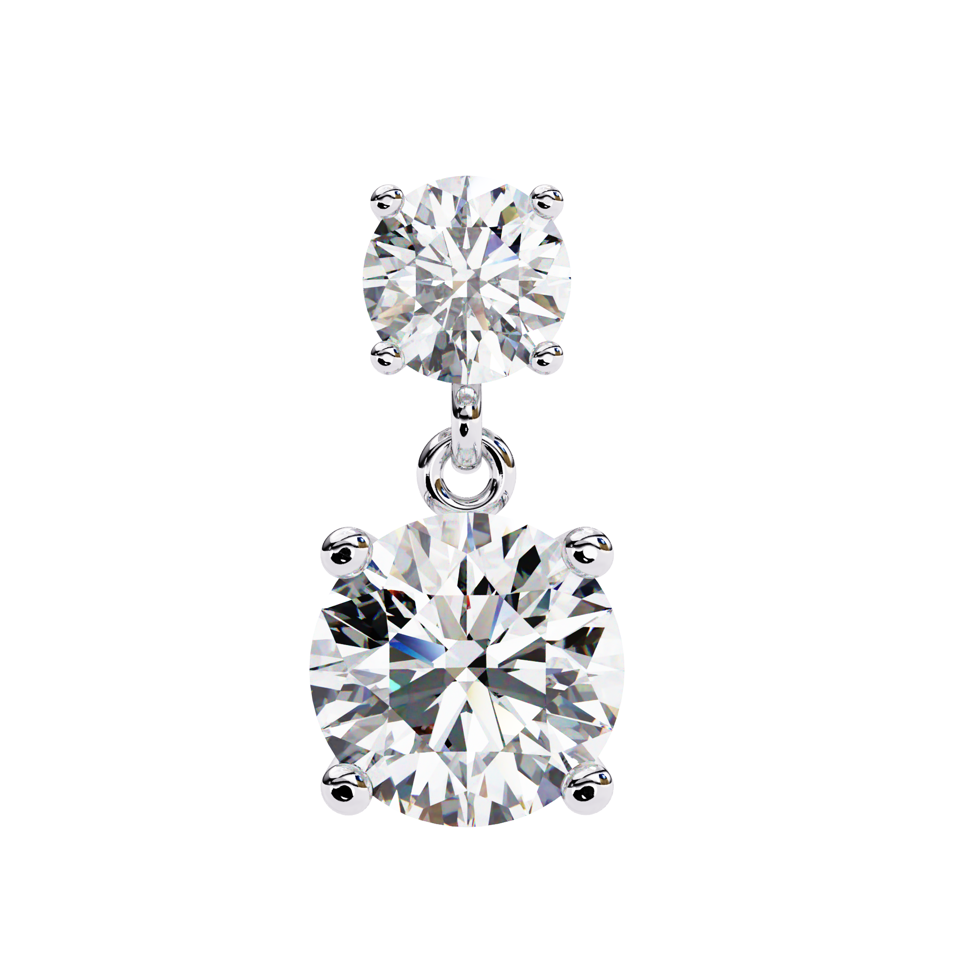 Diamond Duo Stud Earrings (F/G VS+)