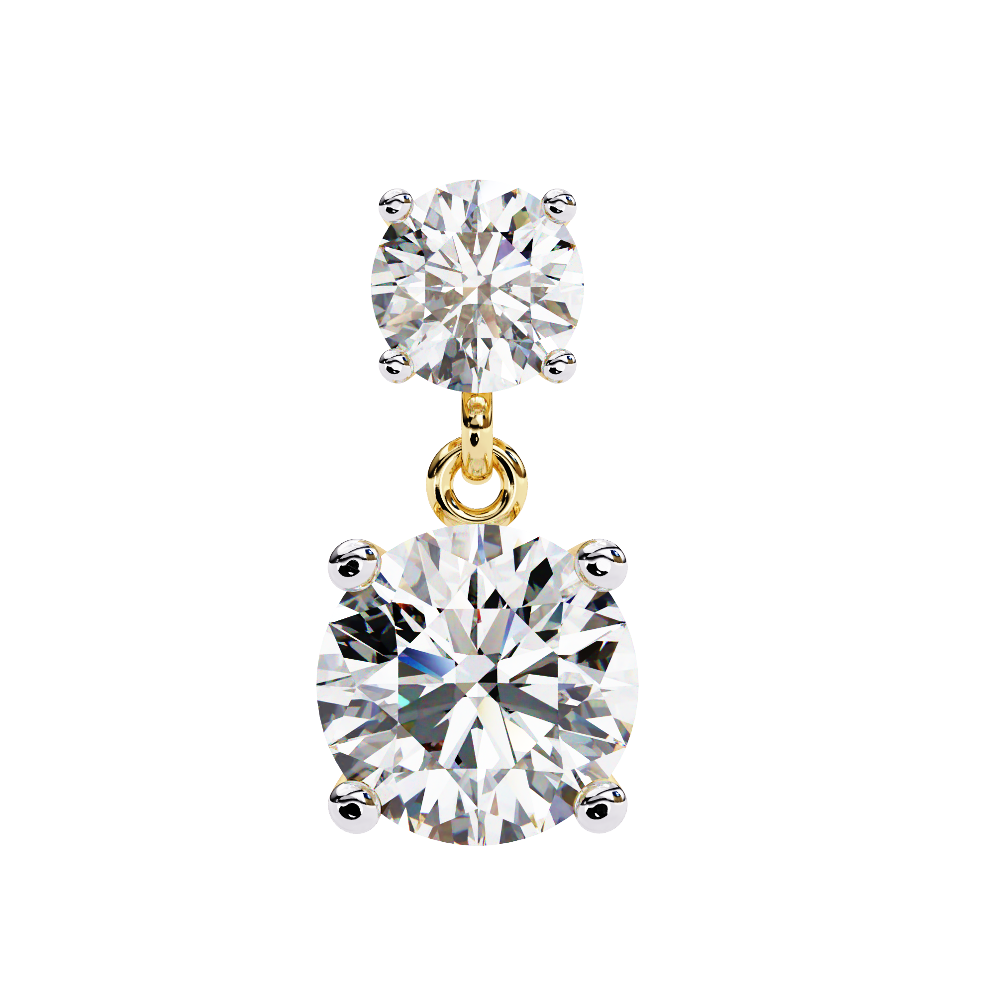 Diamond Duo Stud Earrings (F/G VS+)
