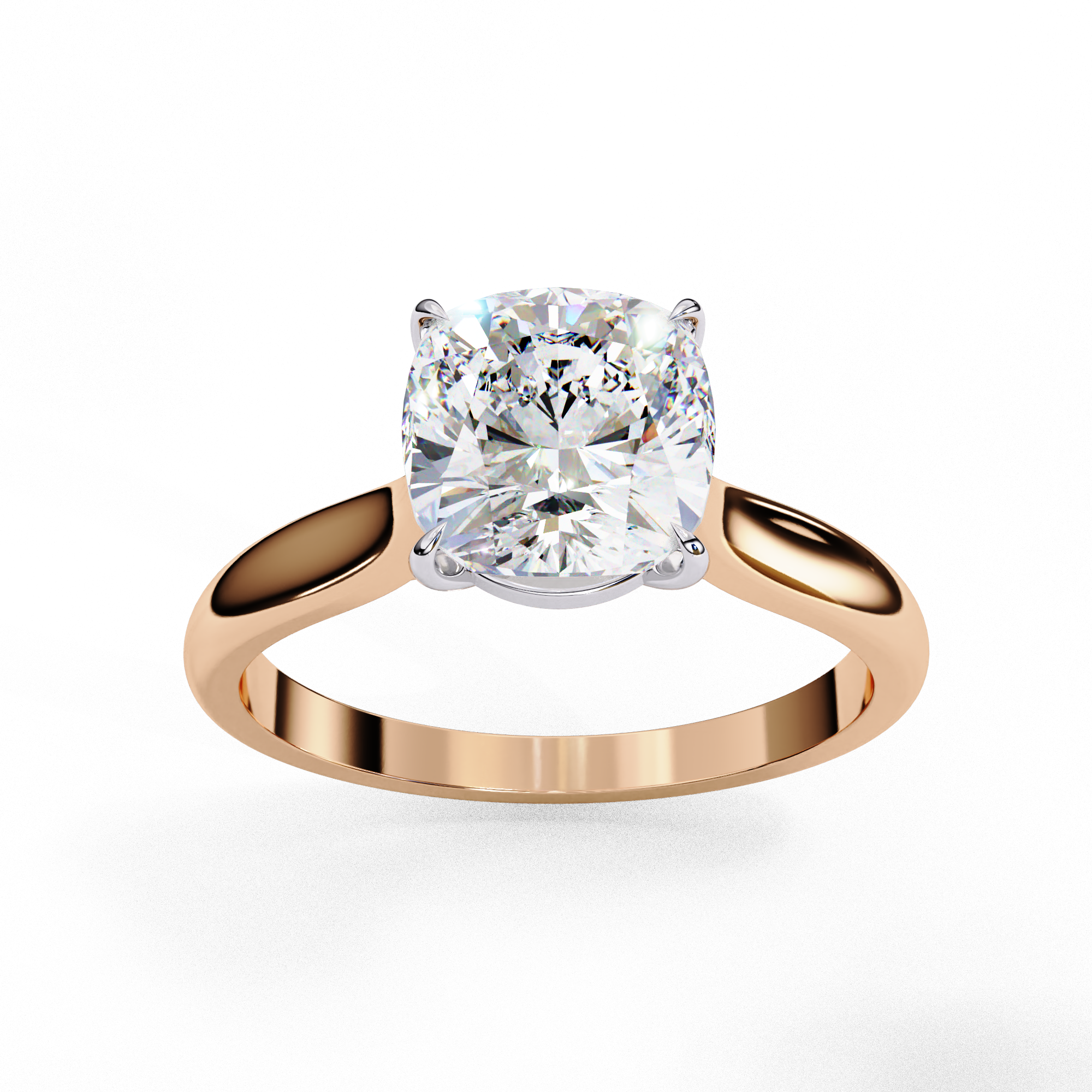 Classic Cushion Solitaire Ring