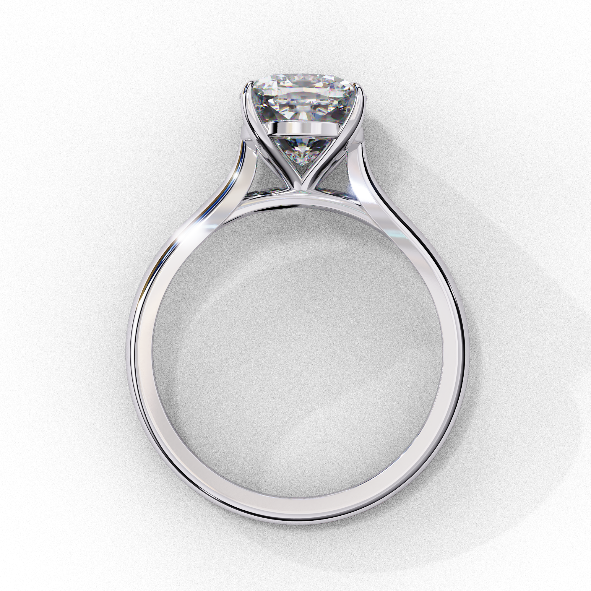 Classic Cushion Solitaire Ring