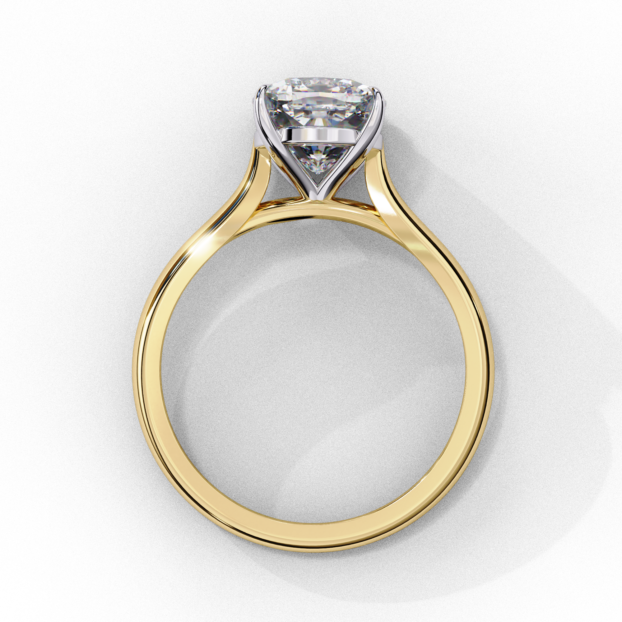Classic Cushion Solitaire Ring