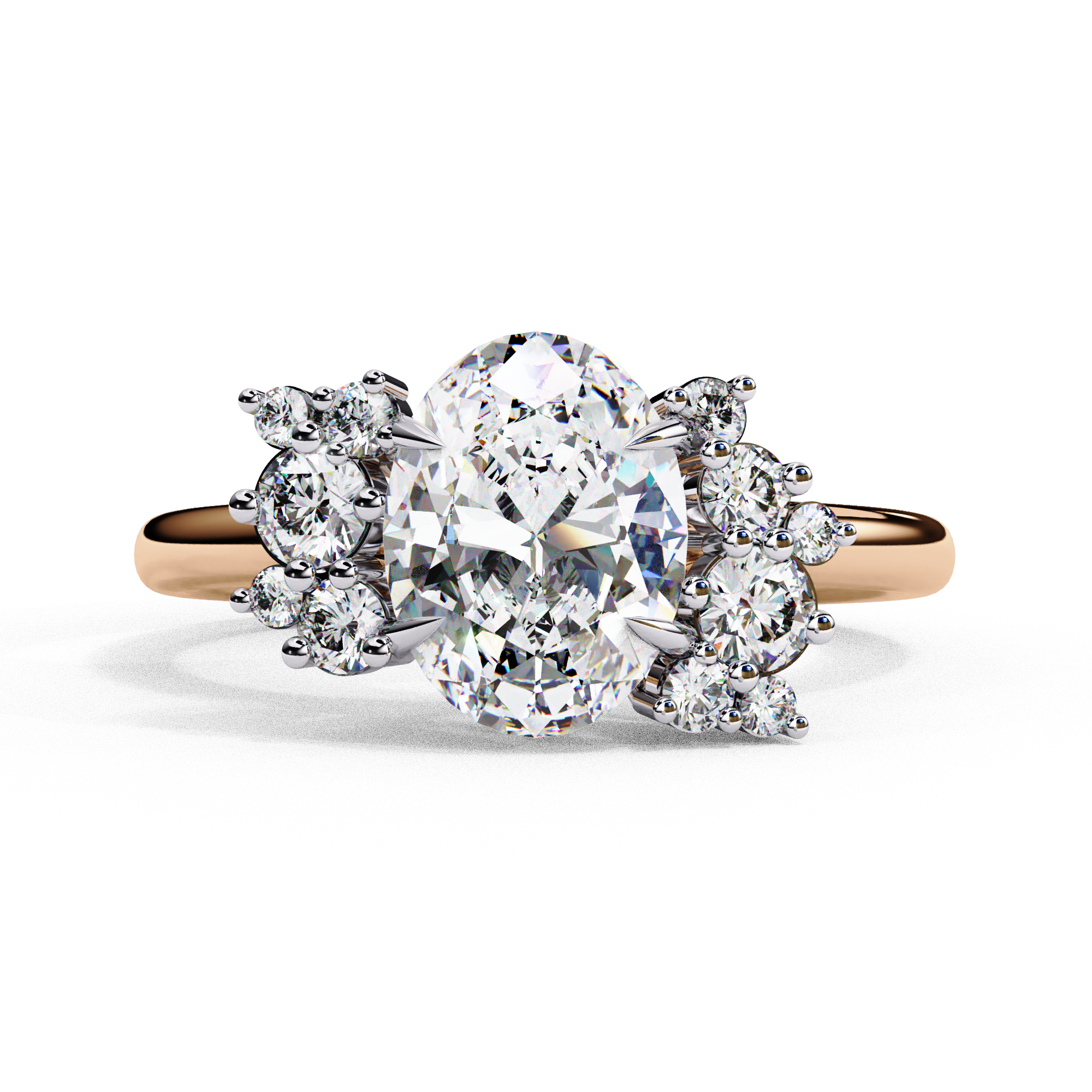 Celestial Oval Cut Solitaire Ring