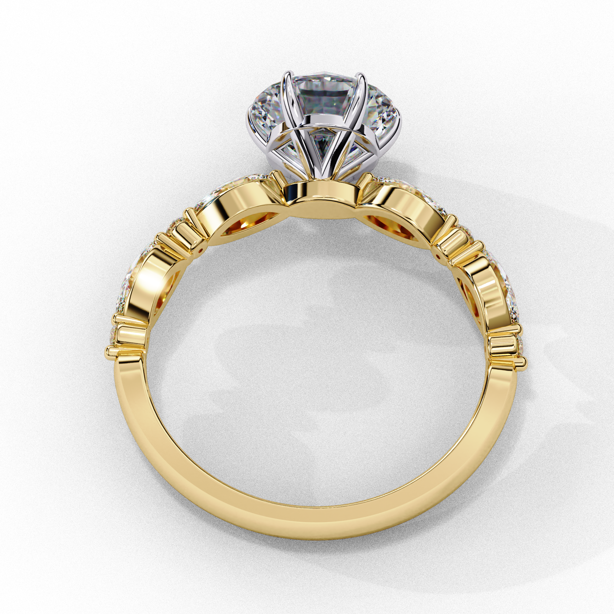 Elysian Round Brialliant Cut Solitaire Ring