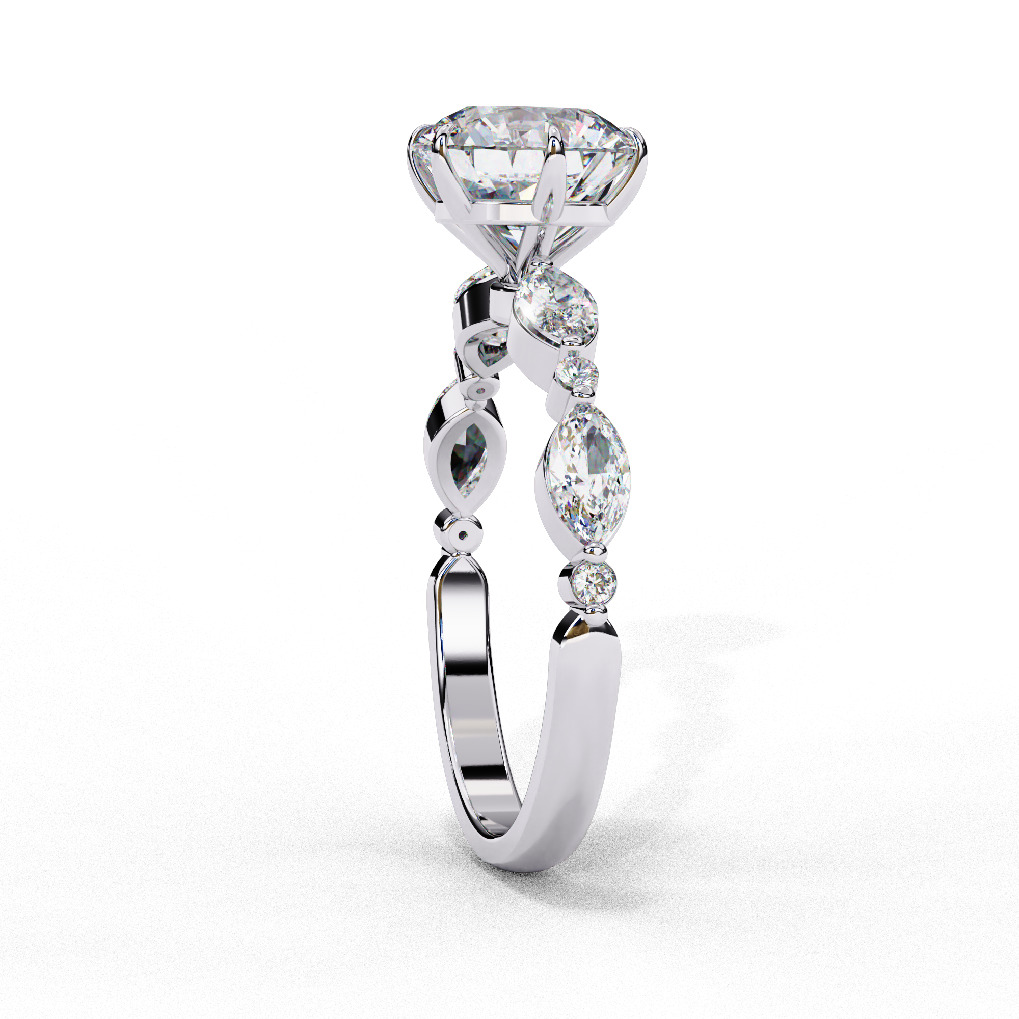 Elysian Round Brialliant Cut Solitaire Ring