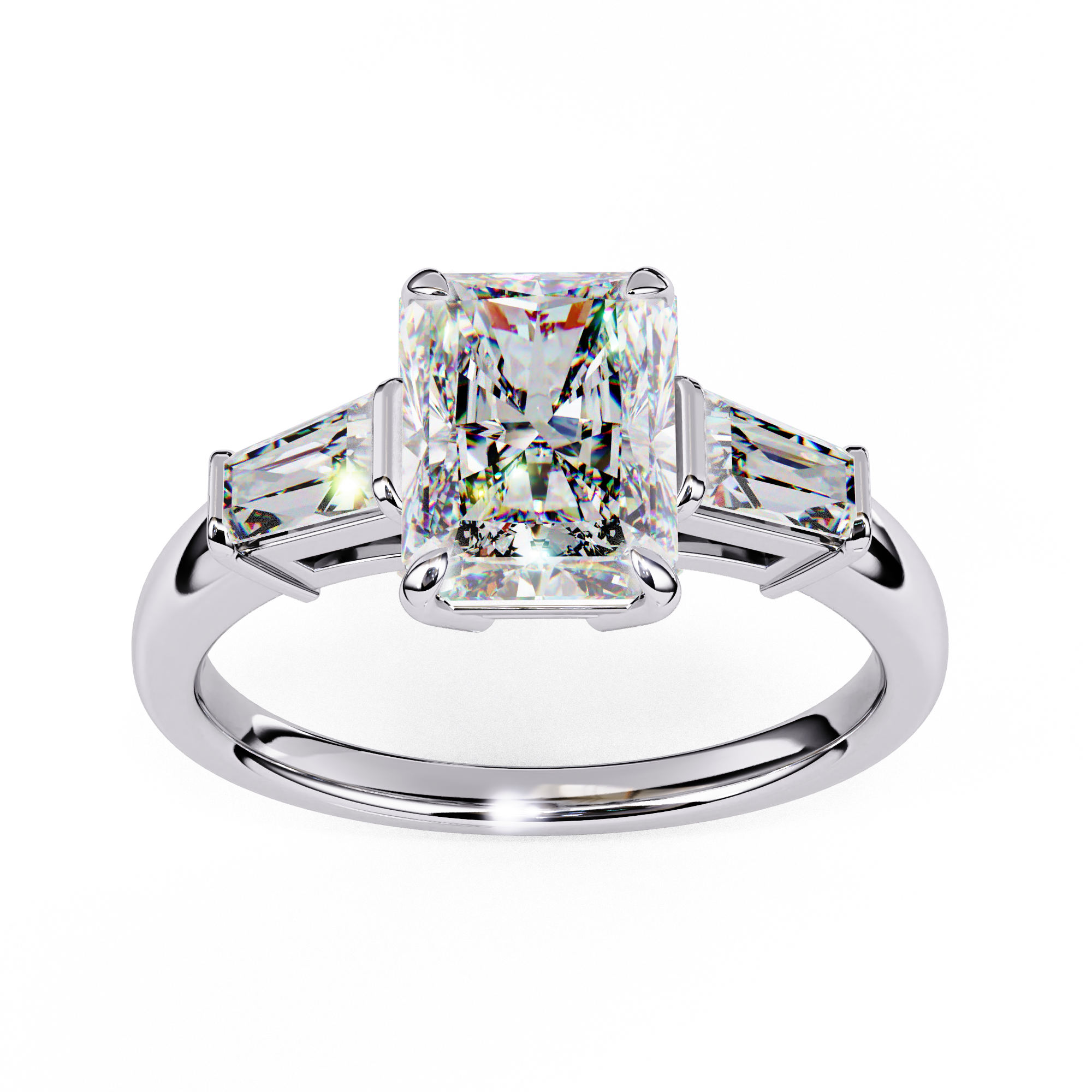 Opulent Radiant Cut Solitaire Ring
