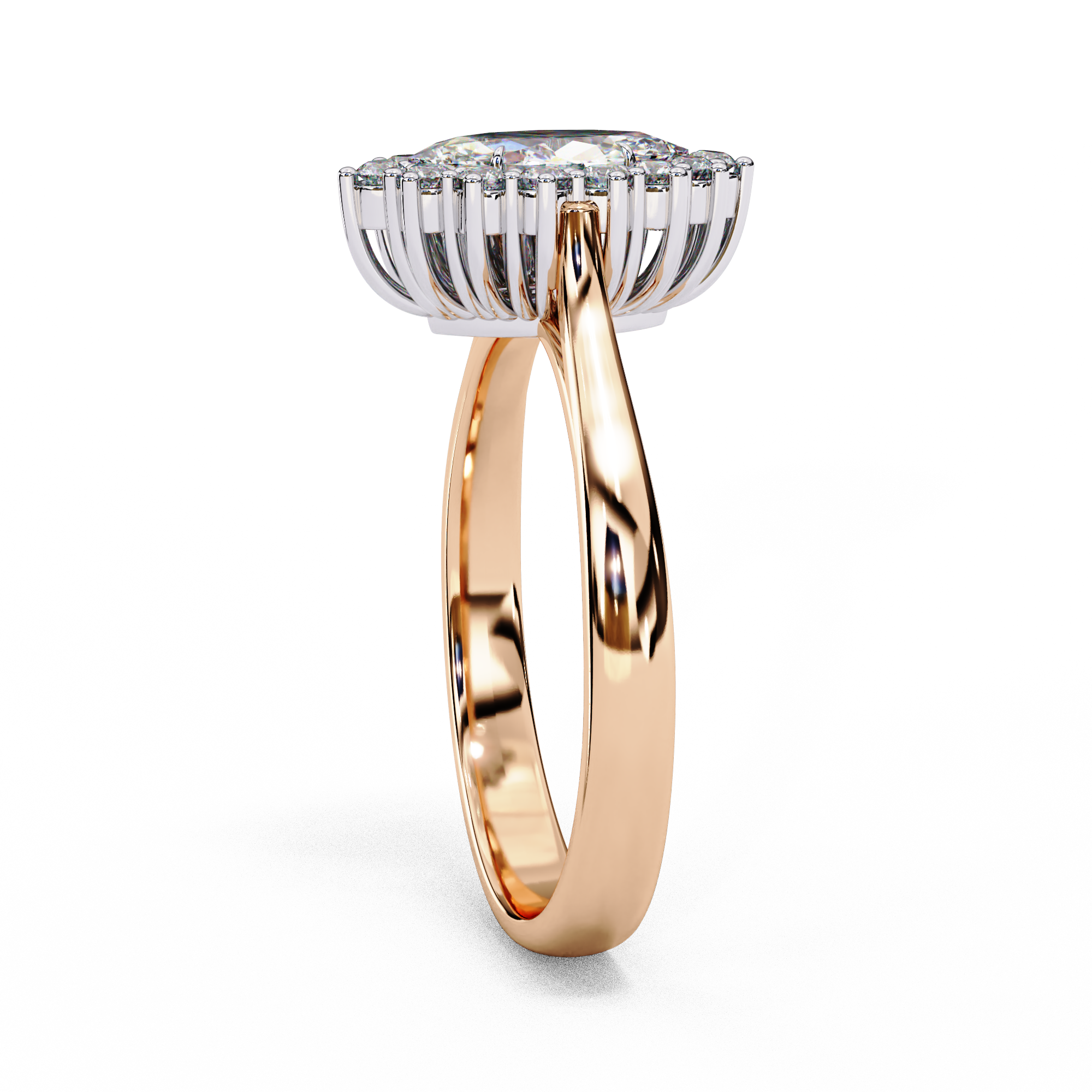 Lustre Éclat Marquise Cut Solitaire Ring