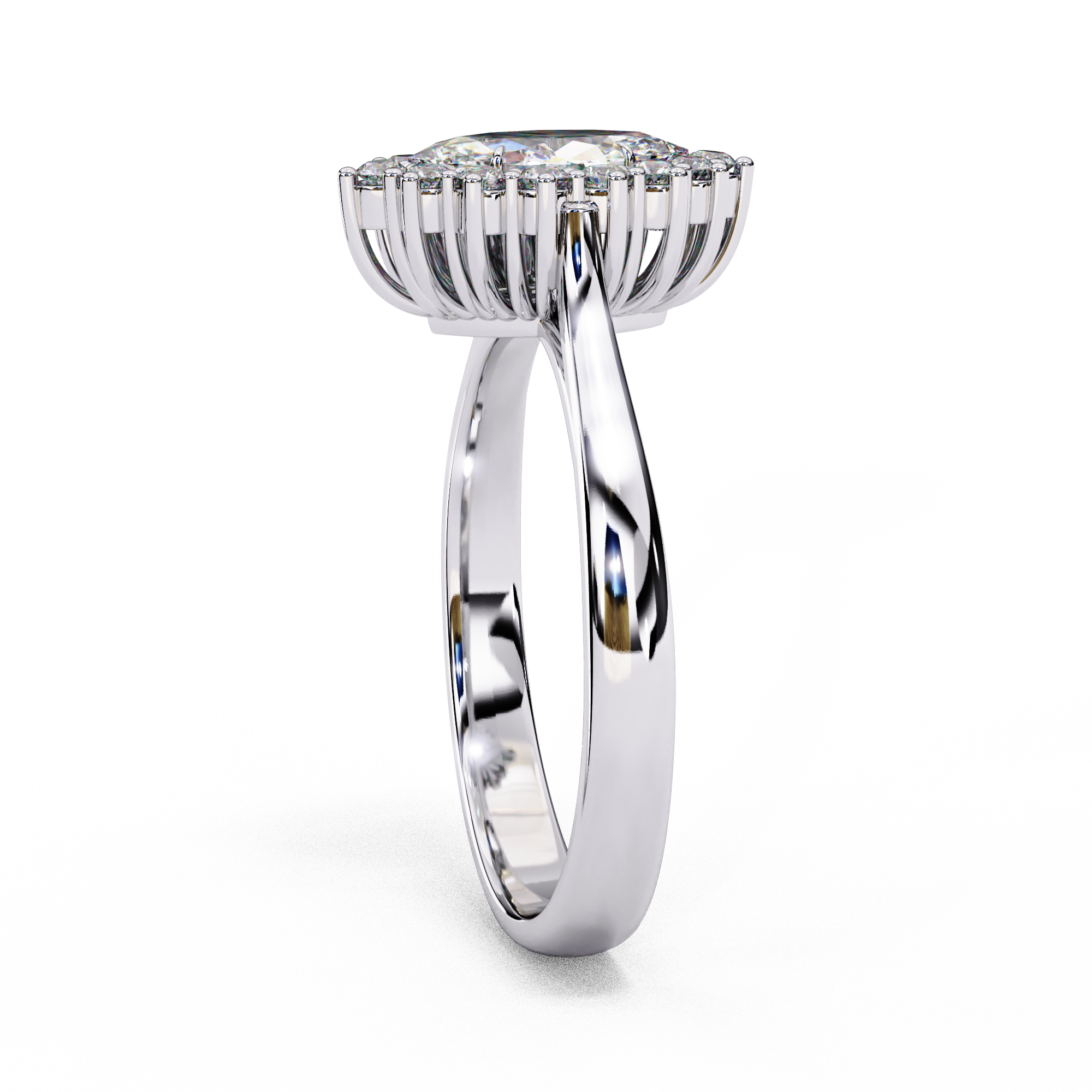 Lustre Éclat Marquise Cut Solitaire Ring