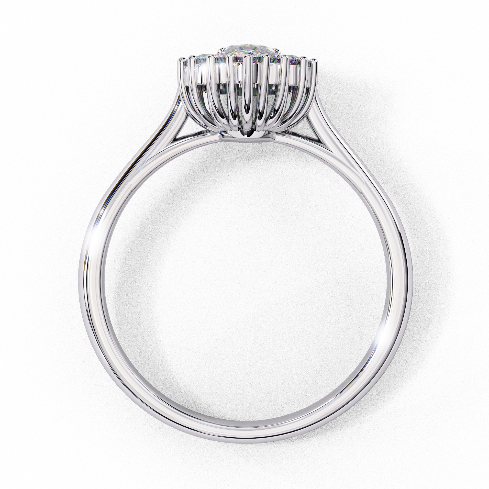 Lustre Éclat Marquise Cut Solitaire Ring