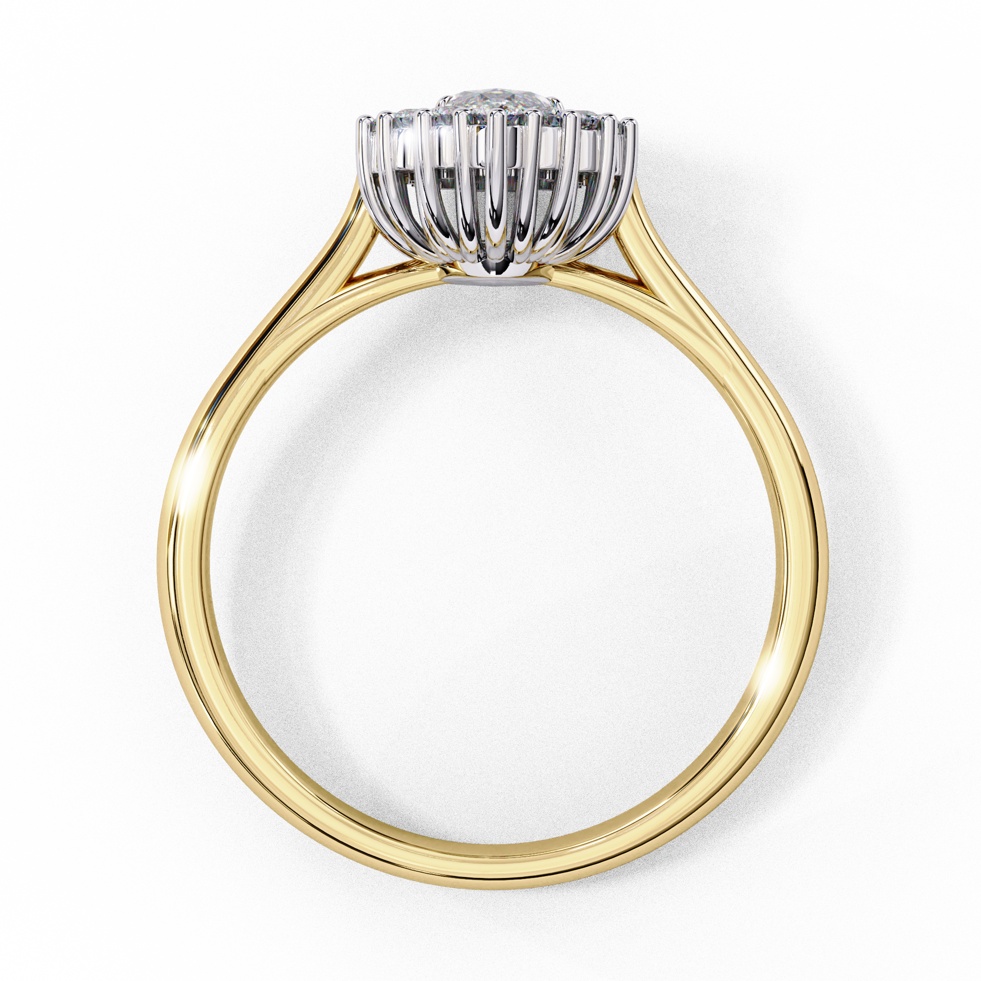 Lustre Éclat Marquise Cut Solitaire Ring