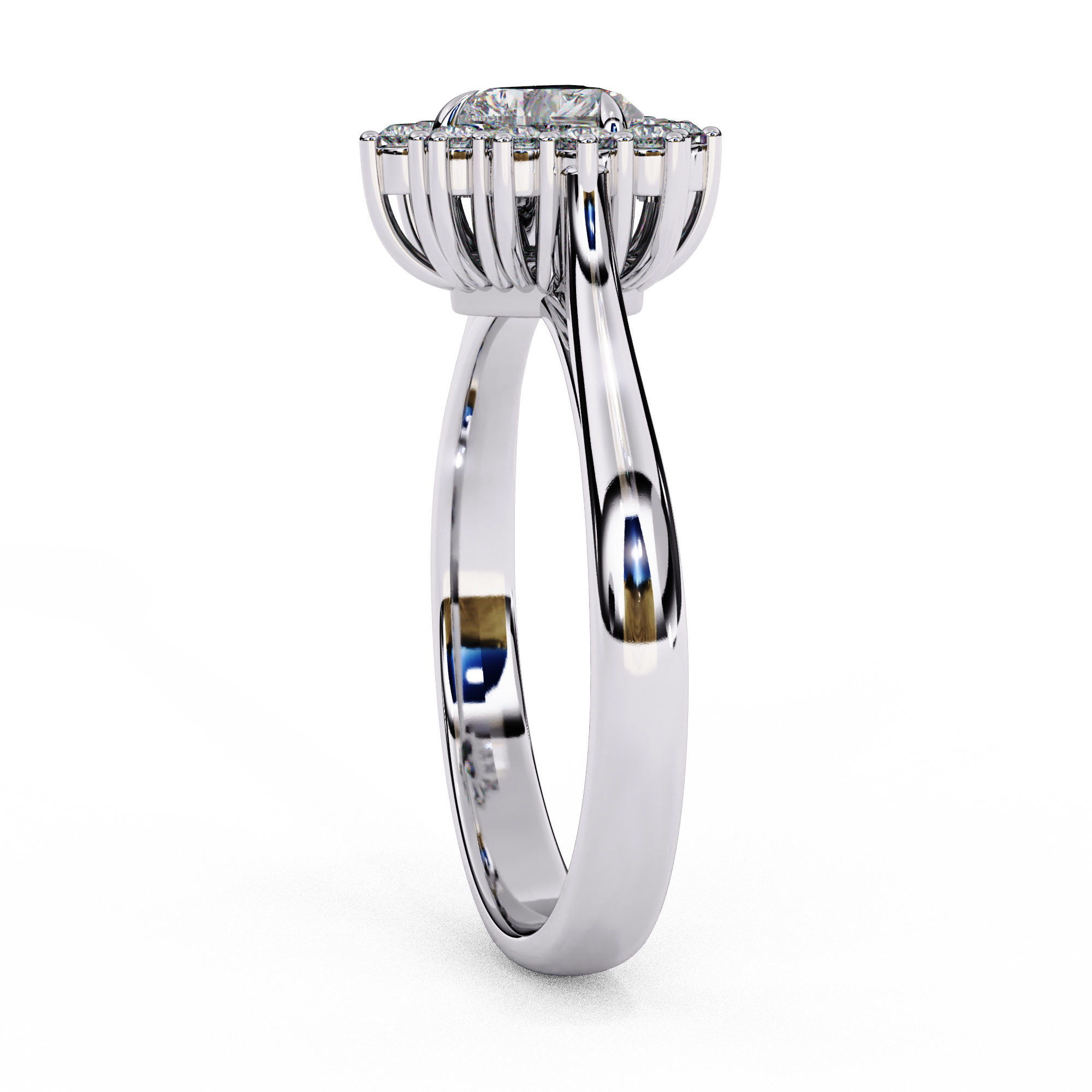 Lustre Éclat Heart Shape Solitaire Ring