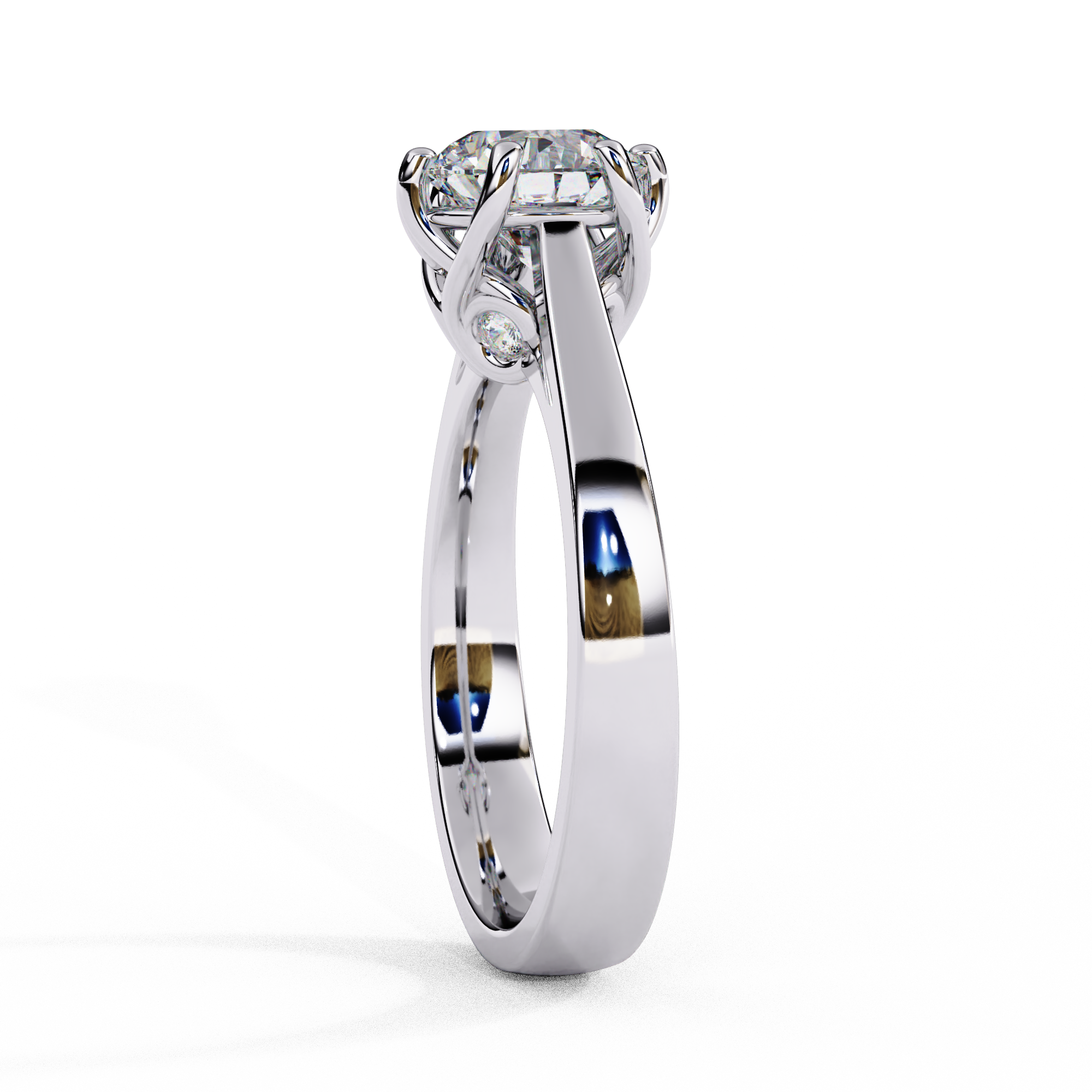 Reverie Round Brilliant Solitaire Ring