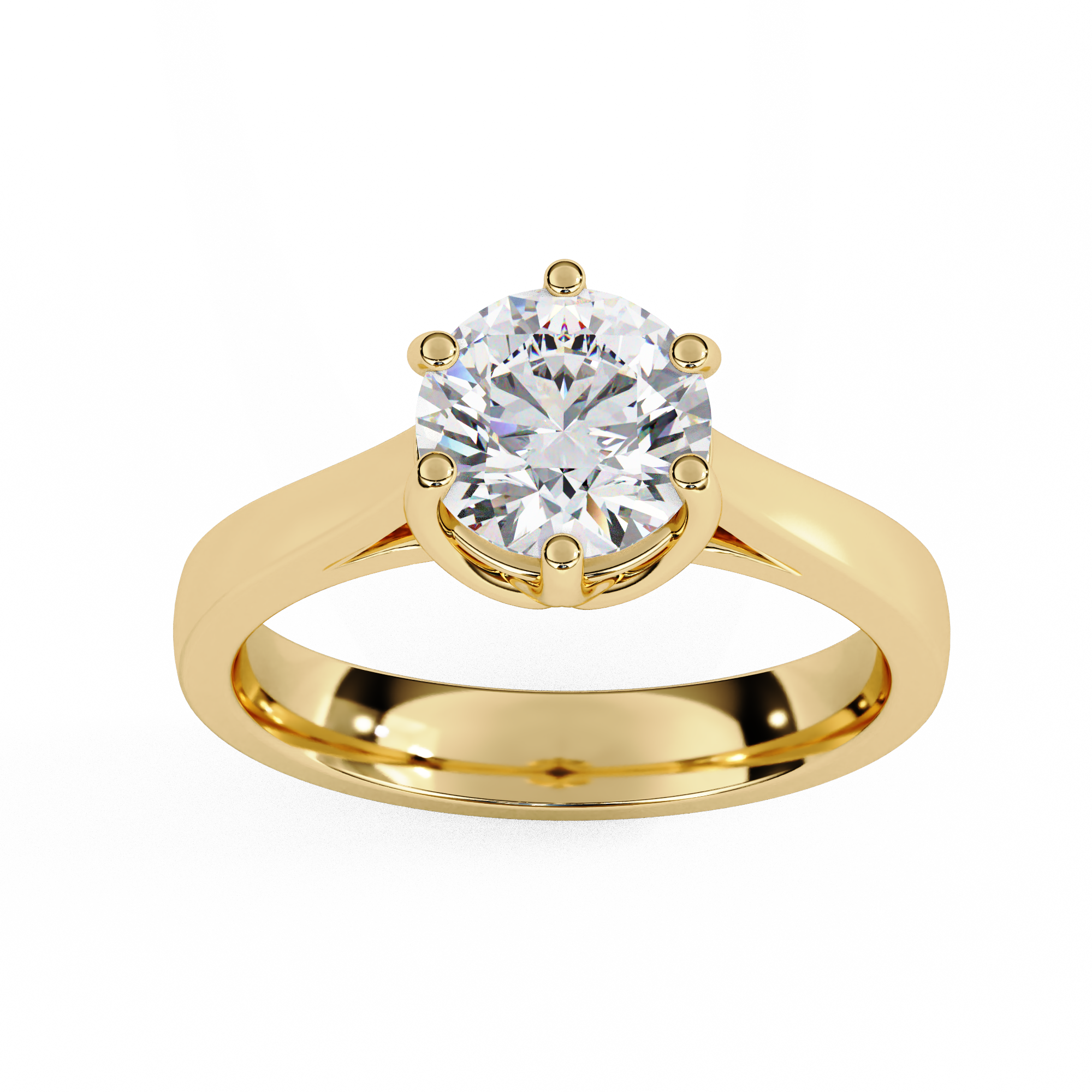 Reverie Round Brilliant Solitaire Ring
