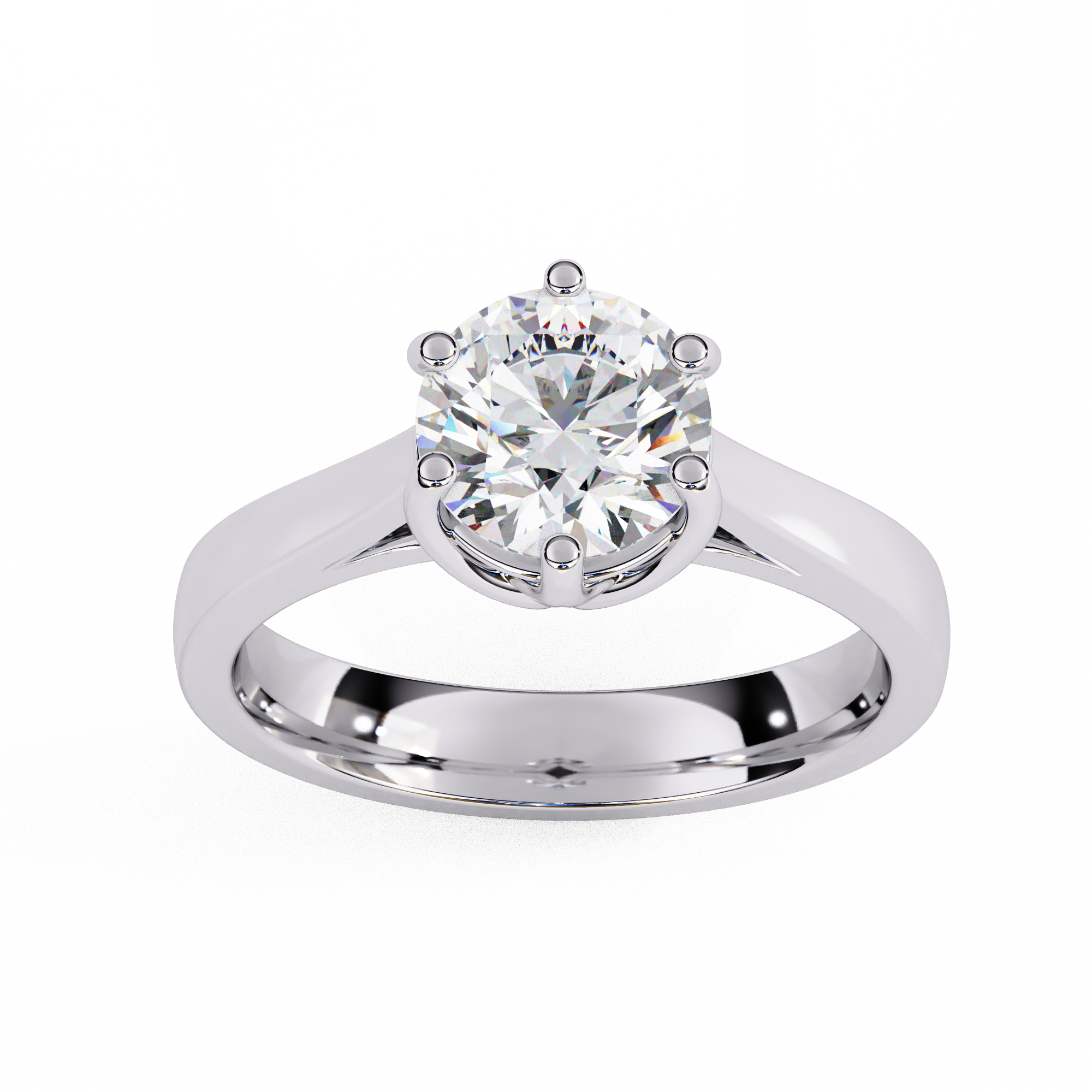 Reverie Round Brilliant Solitaire Ring