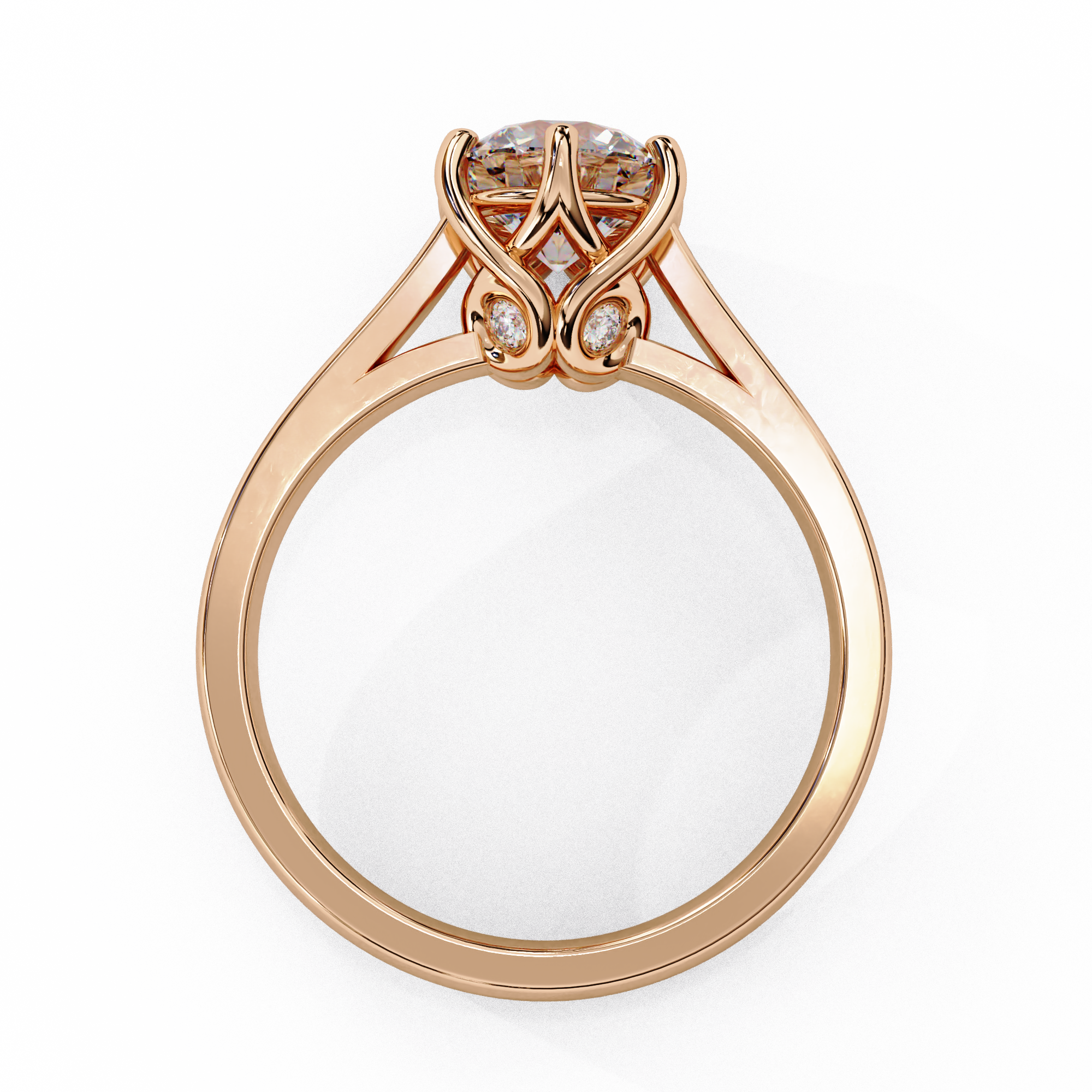 Reverie Round Brilliant Solitaire Ring