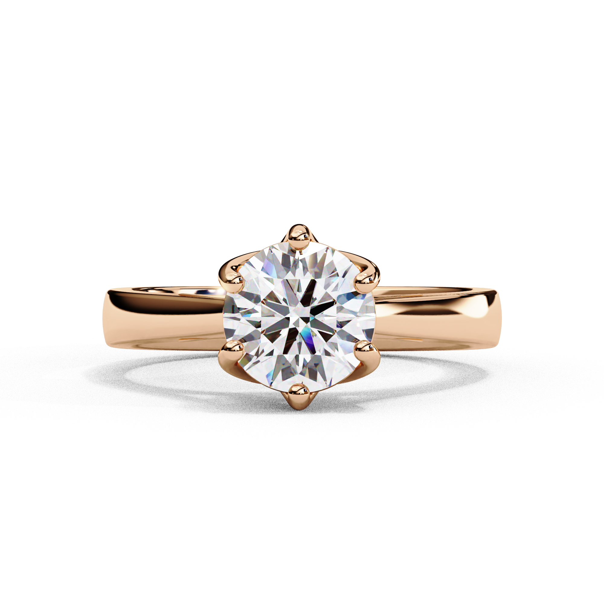 Reverie Round Brilliant Solitaire Ring