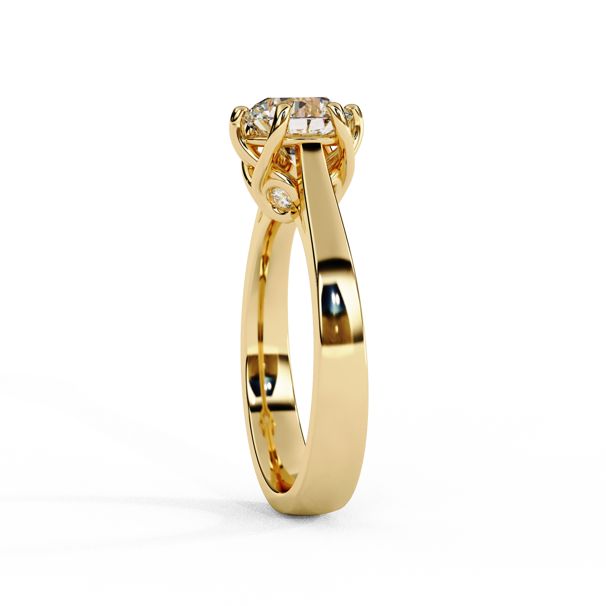 Reverie Round Brilliant Solitaire Ring