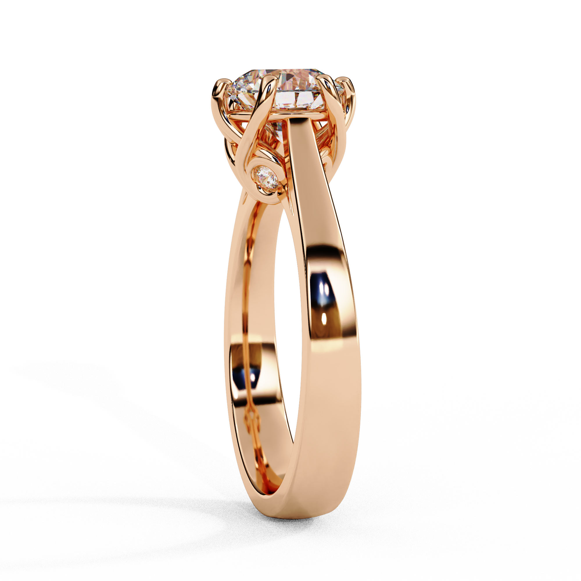 Reverie Round Brilliant Solitaire Ring