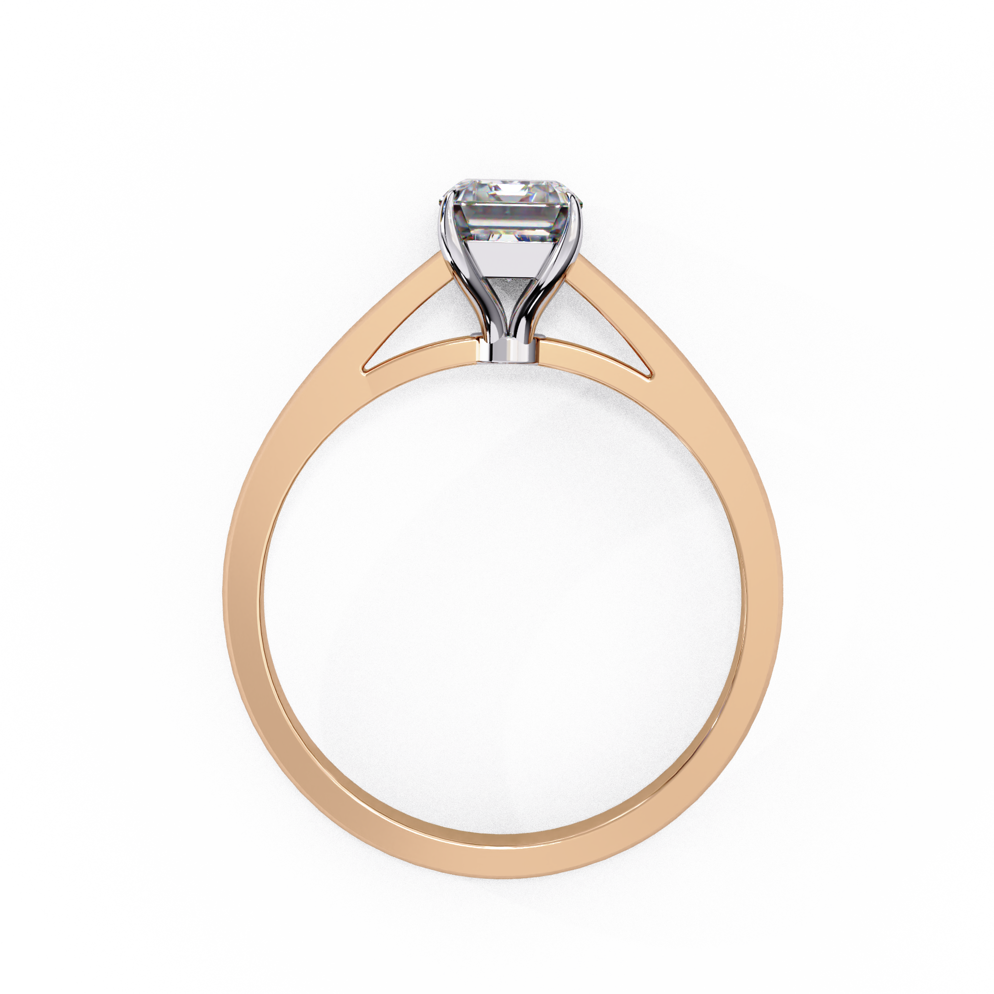 Classic Emerald Cut Solitaire Ring
