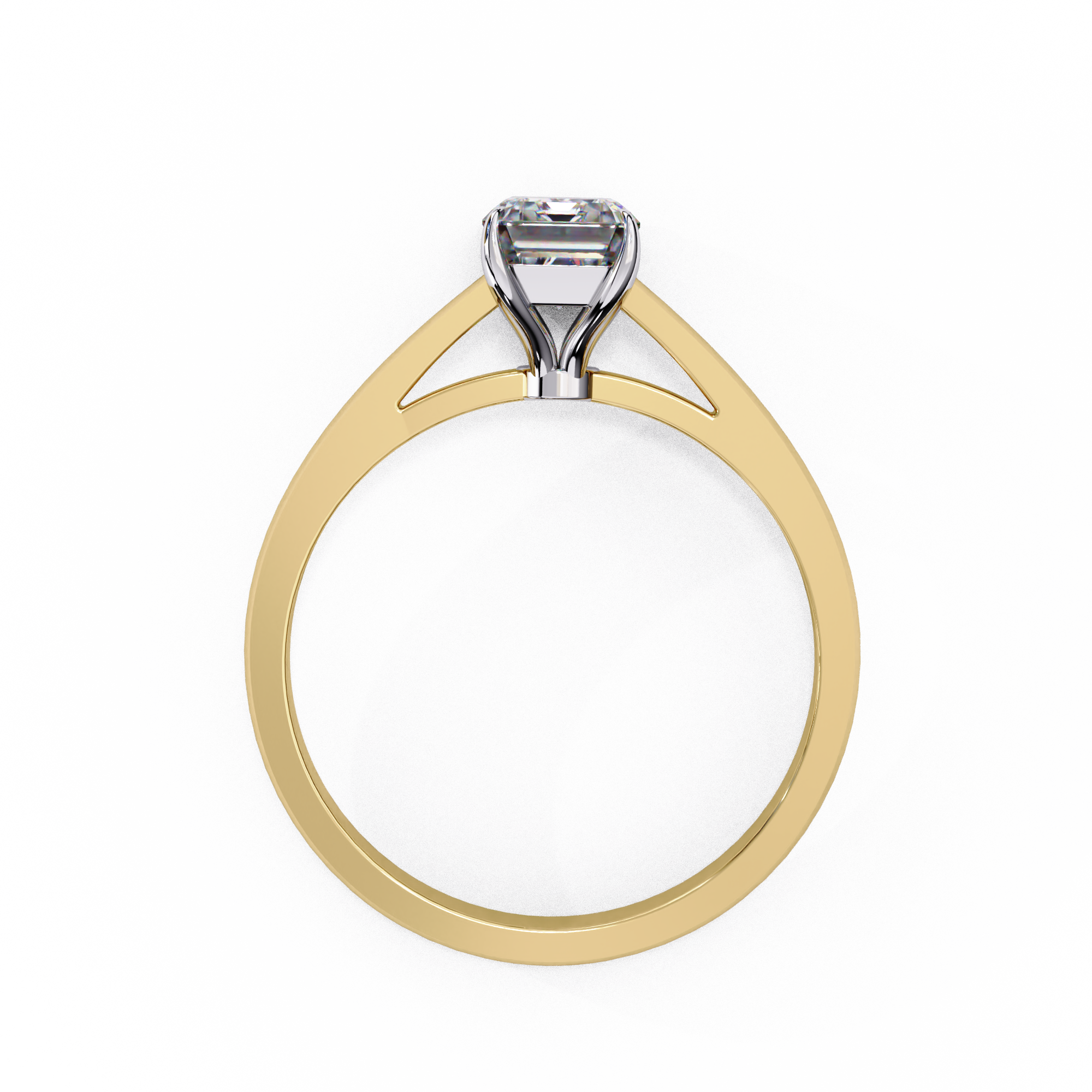 Classic Emerald Cut Solitaire Ring
